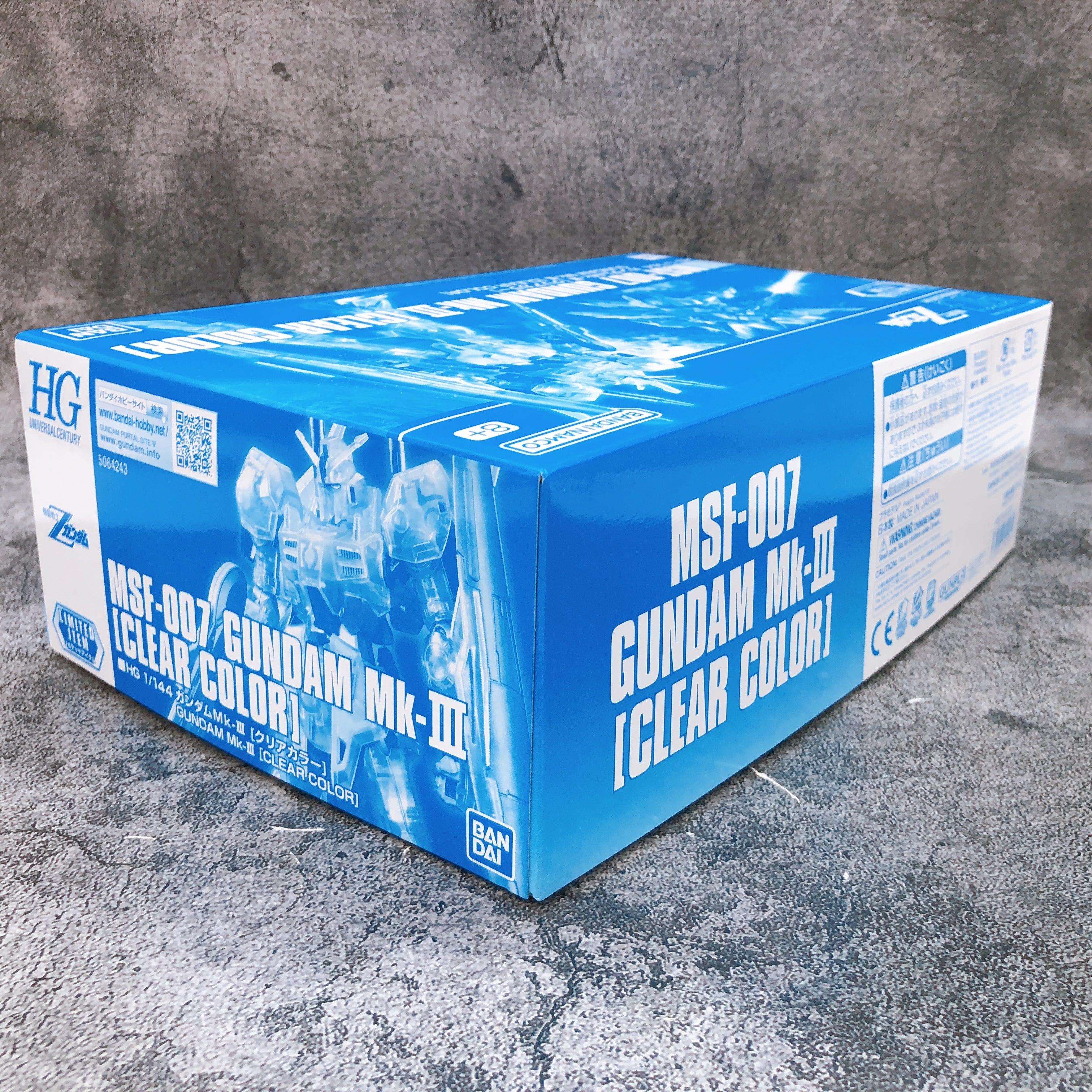 HG 1/144 Gundam Mk-III Clear Color MSF-007 Limited Model Kit Bandai NEW FASTSHIP