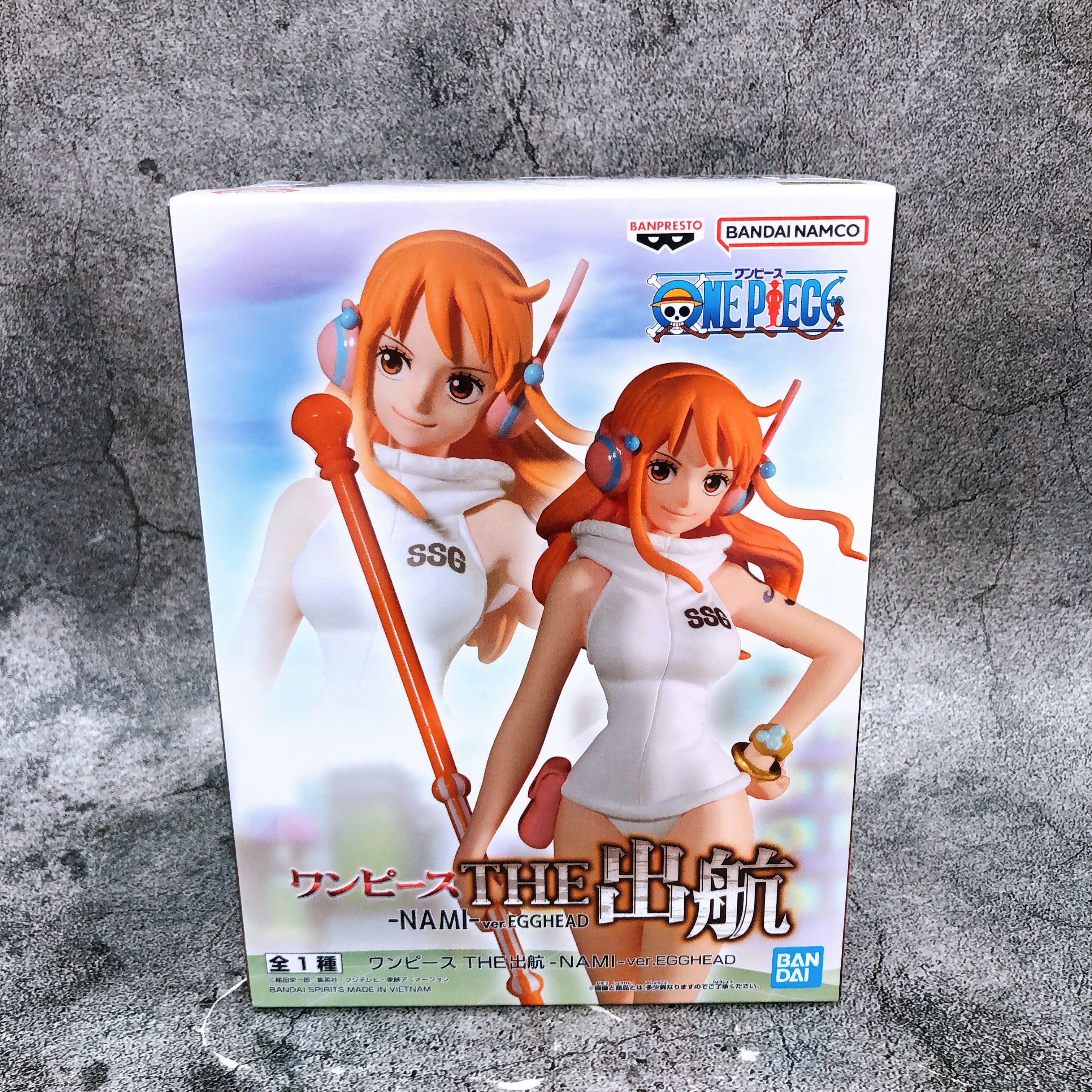 ONE PIECE Nami EGGHEAD The Departure Figure BANPRESTO Japan Sealed FASTSHIP