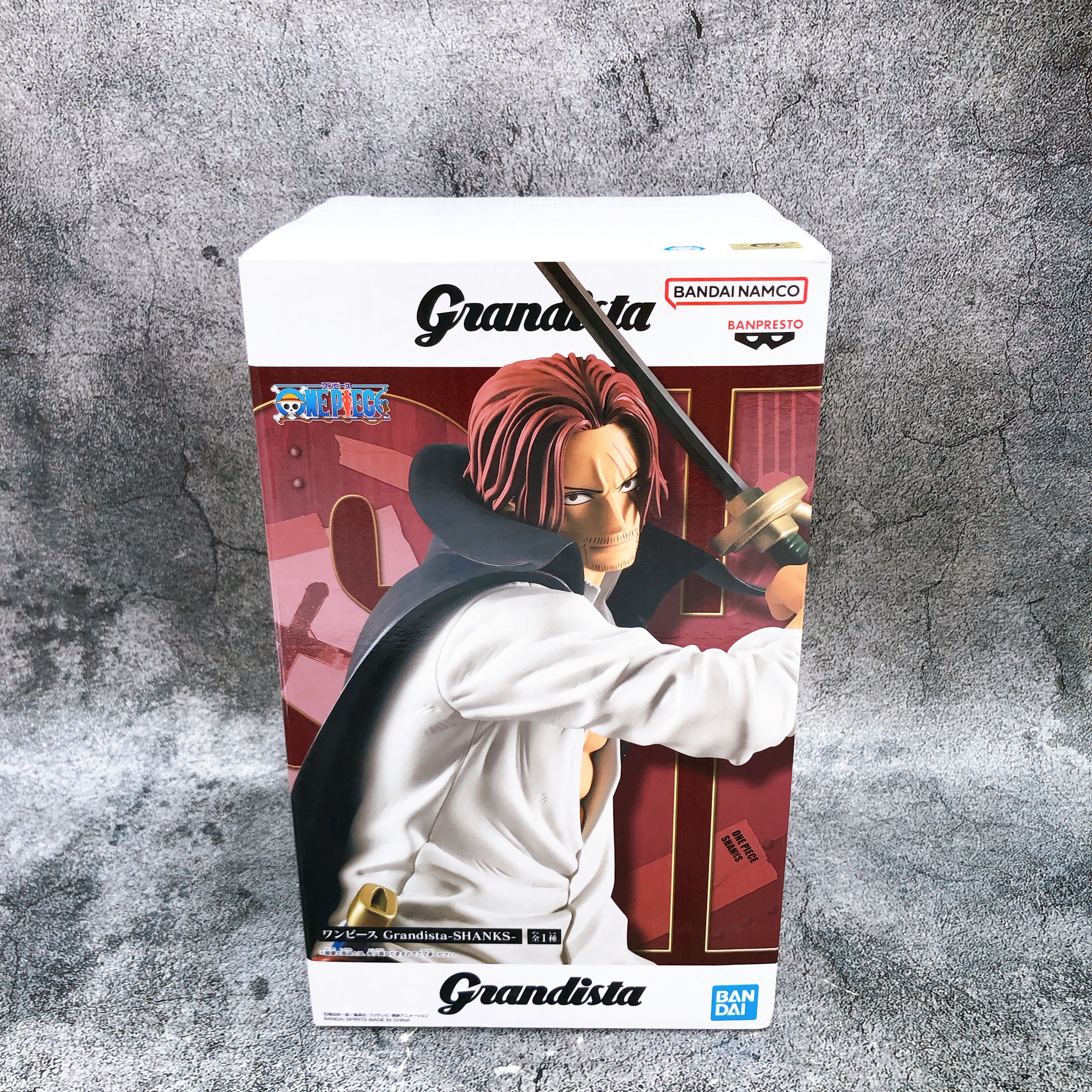 ONE PIECE Shanks Grandista Figure BANPRESTO Japan Sealed FASTSHIP NEW