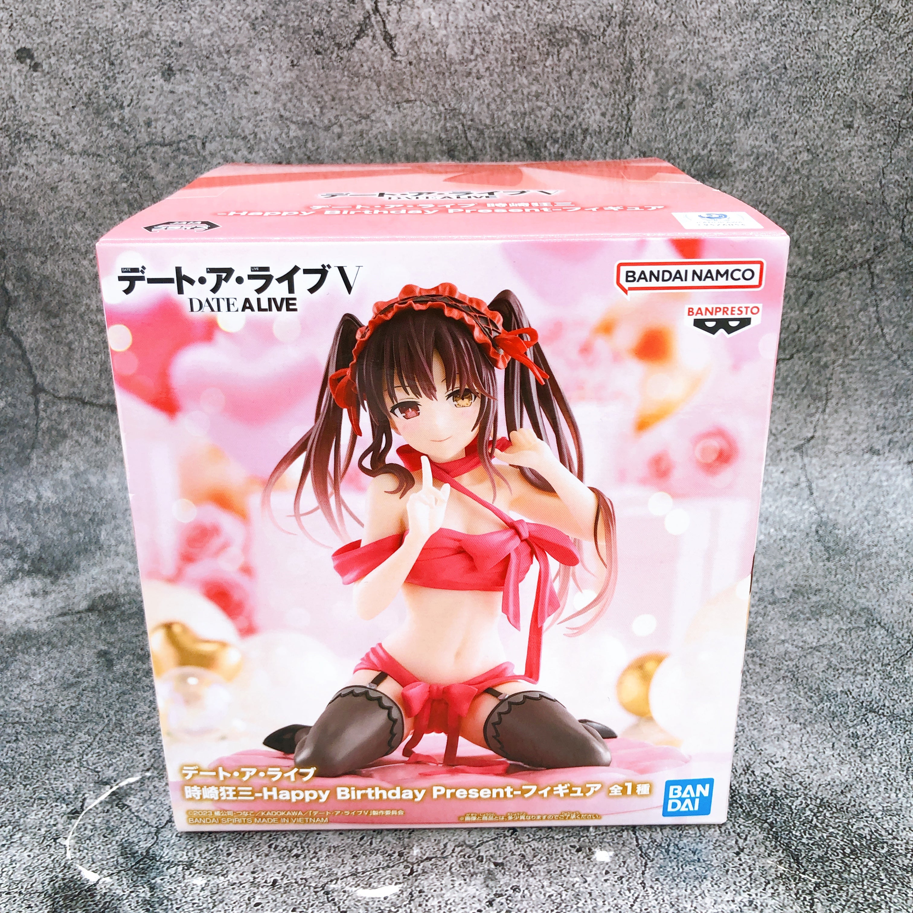 Date A Live V Kurumi Tokisaki Happy Birthday Present Figure BANPRESTO Japan NEW