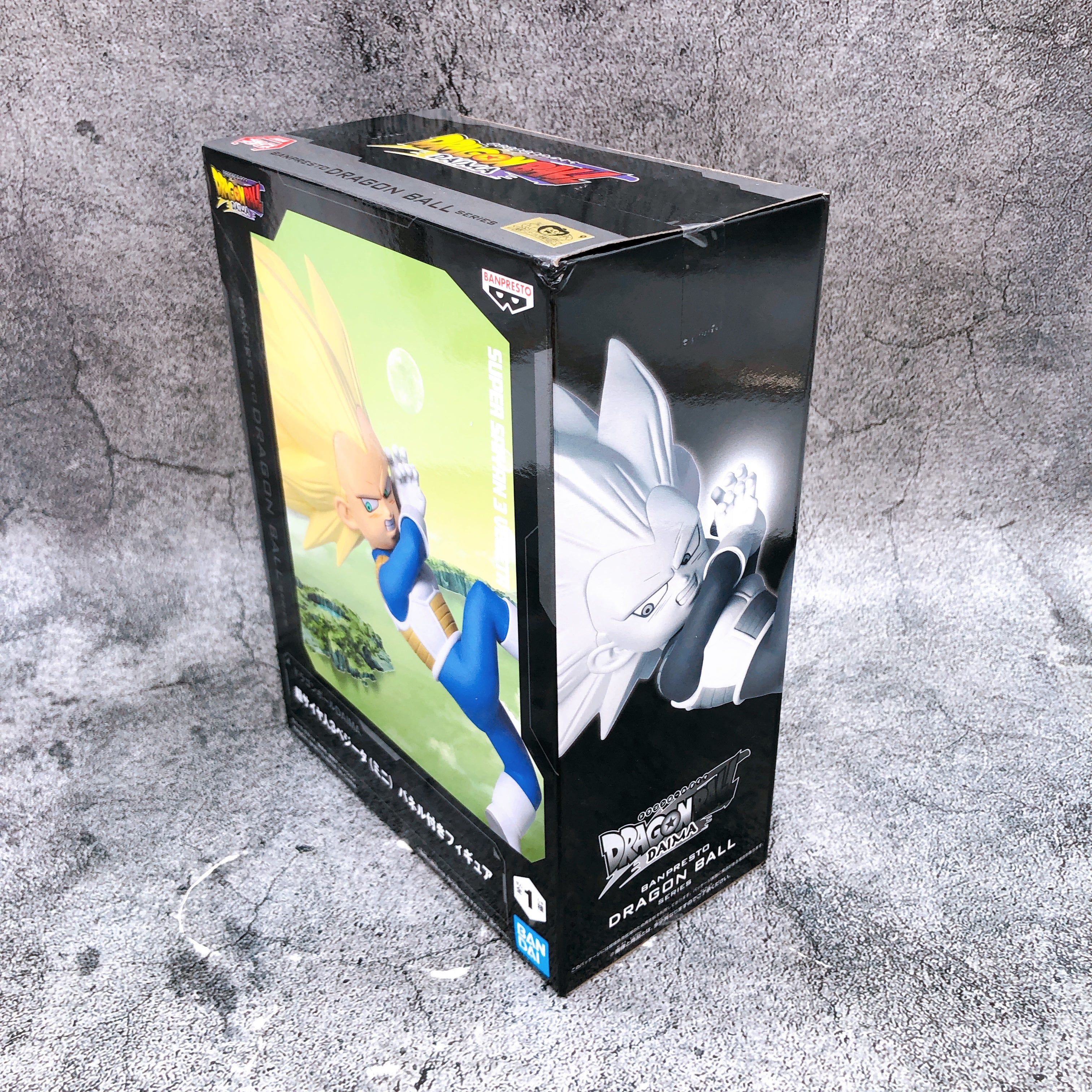 Dragon Ball DAIMA Super Saiyan3 Vegeta Mini Figure With Panel BANPRESTO NEW