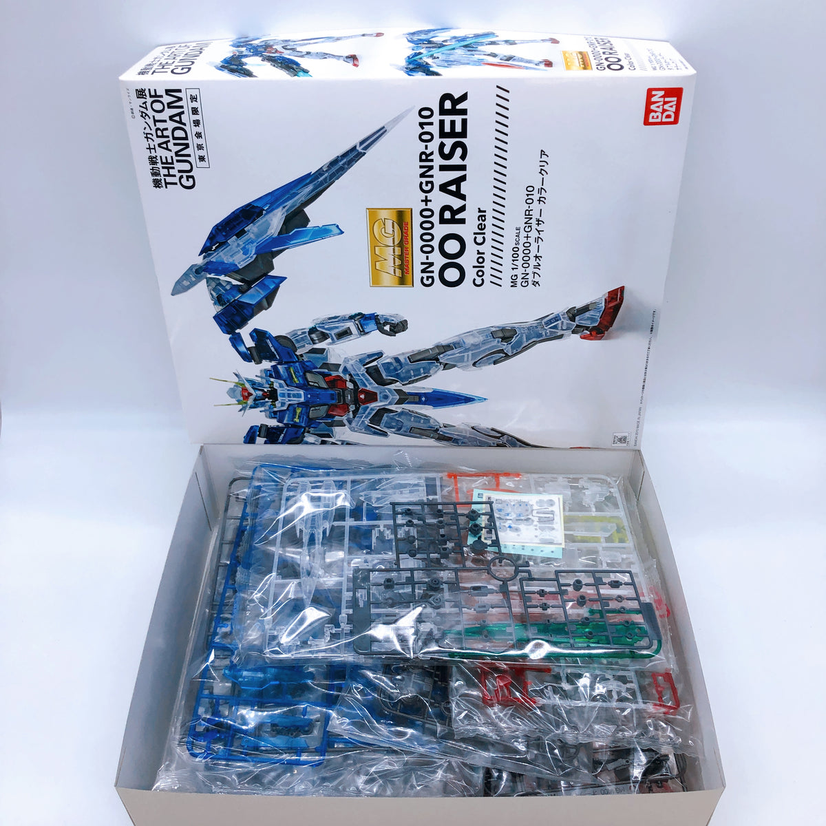 MG 1/100 00 Raiser Color Clear The Art of Gundam Limited Kit Bandai Japan NEW