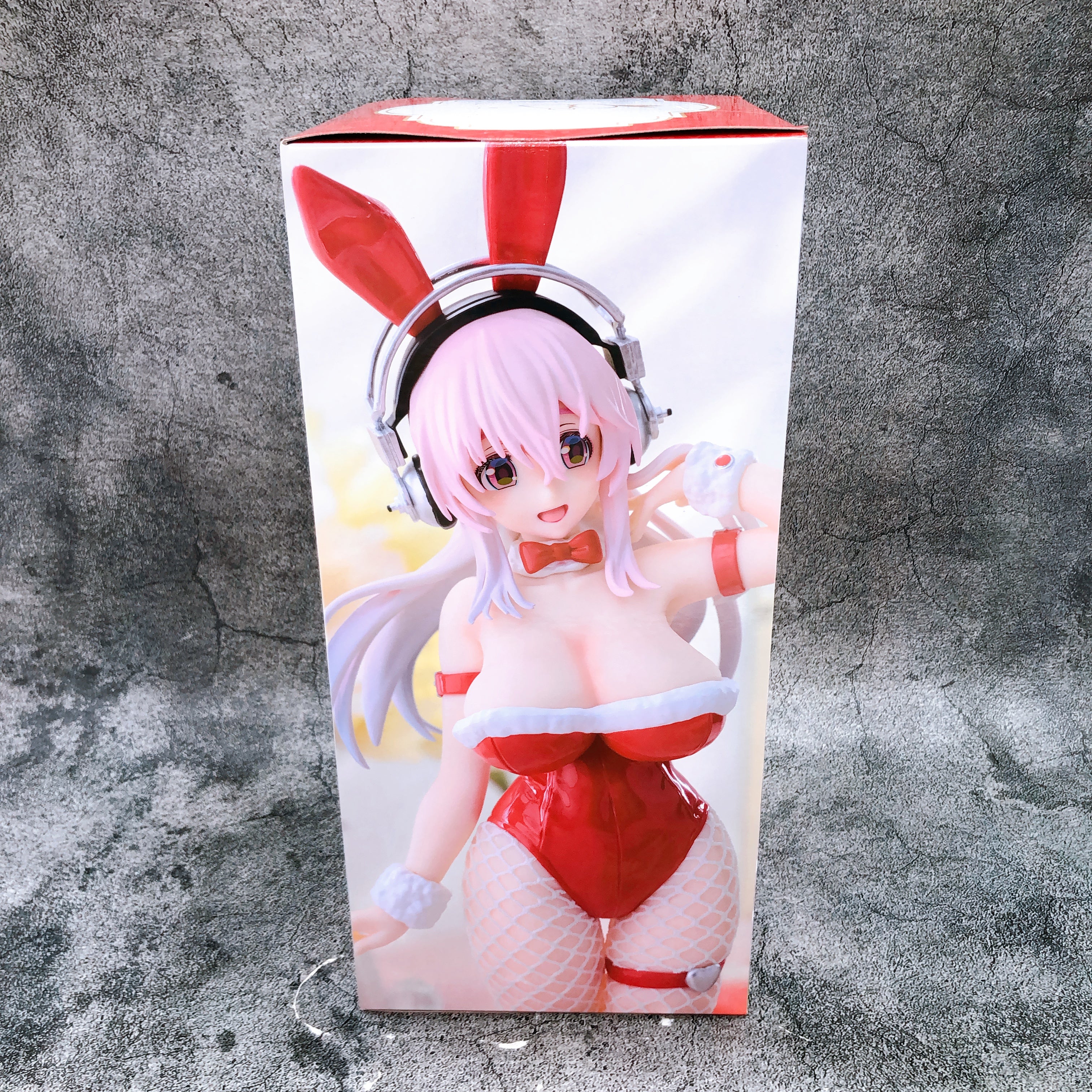 Super Sonico Red ver BiCute Bunnies Figure FuRyu Japan Sealed FASTSHIP