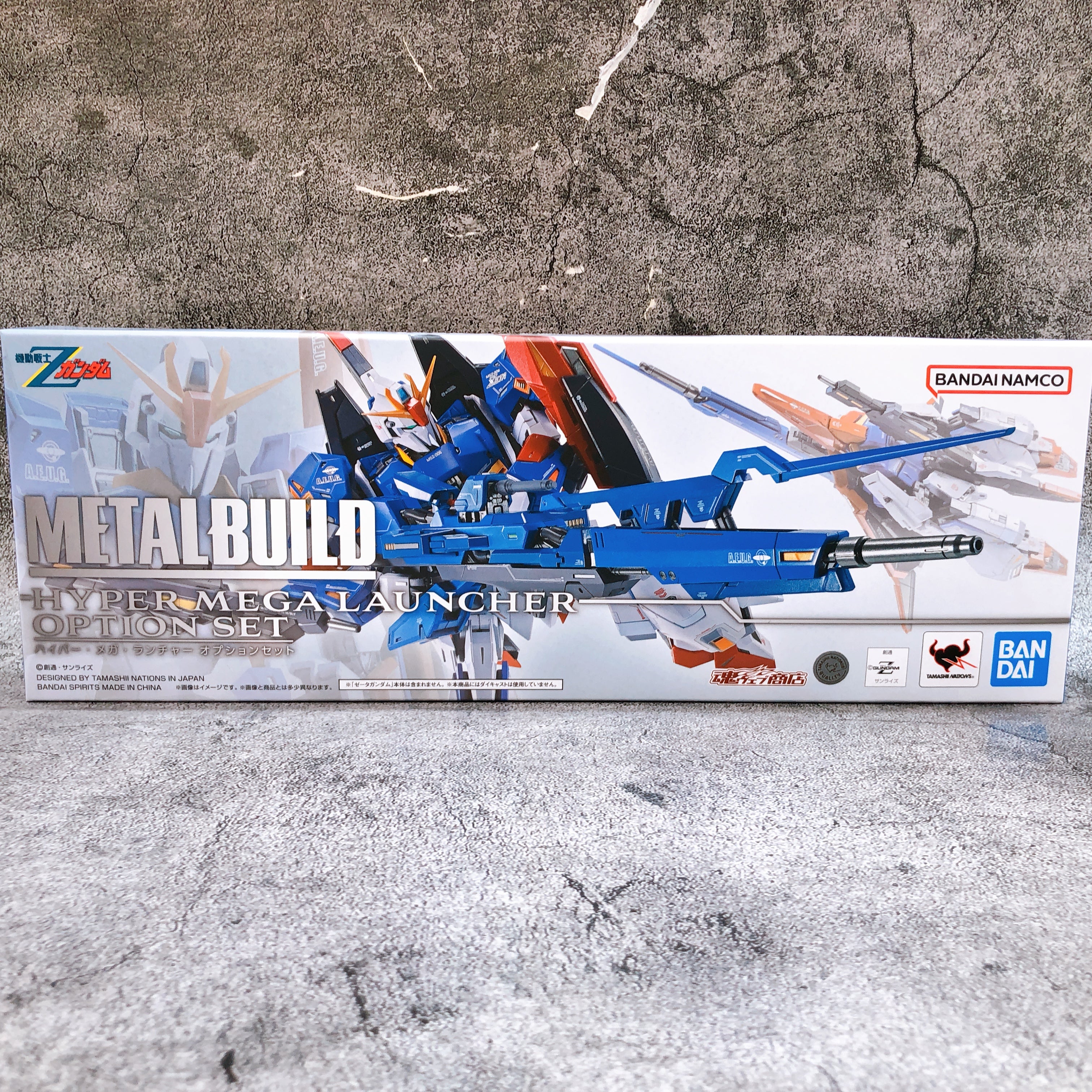 METAL BUILD Hyper Mega Launcher Option Set Bandai Japan Z Gundam Action Figure