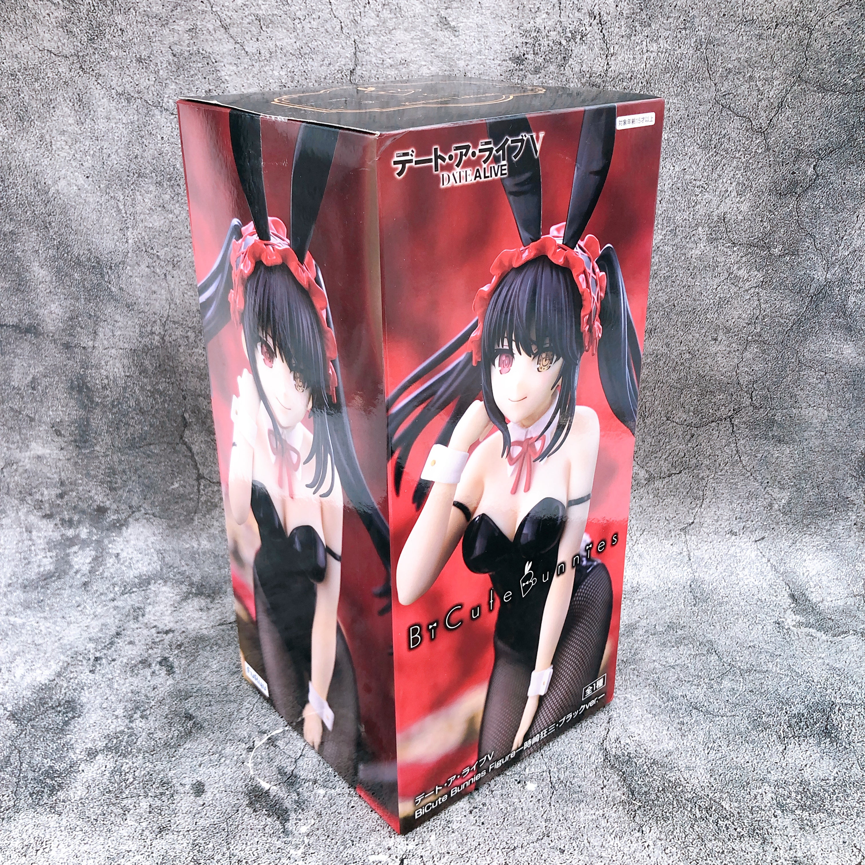 Date A Live V Kurumi Tokisaki Black ver BiCute Bunnies Figure FuRyu Japan Sealed