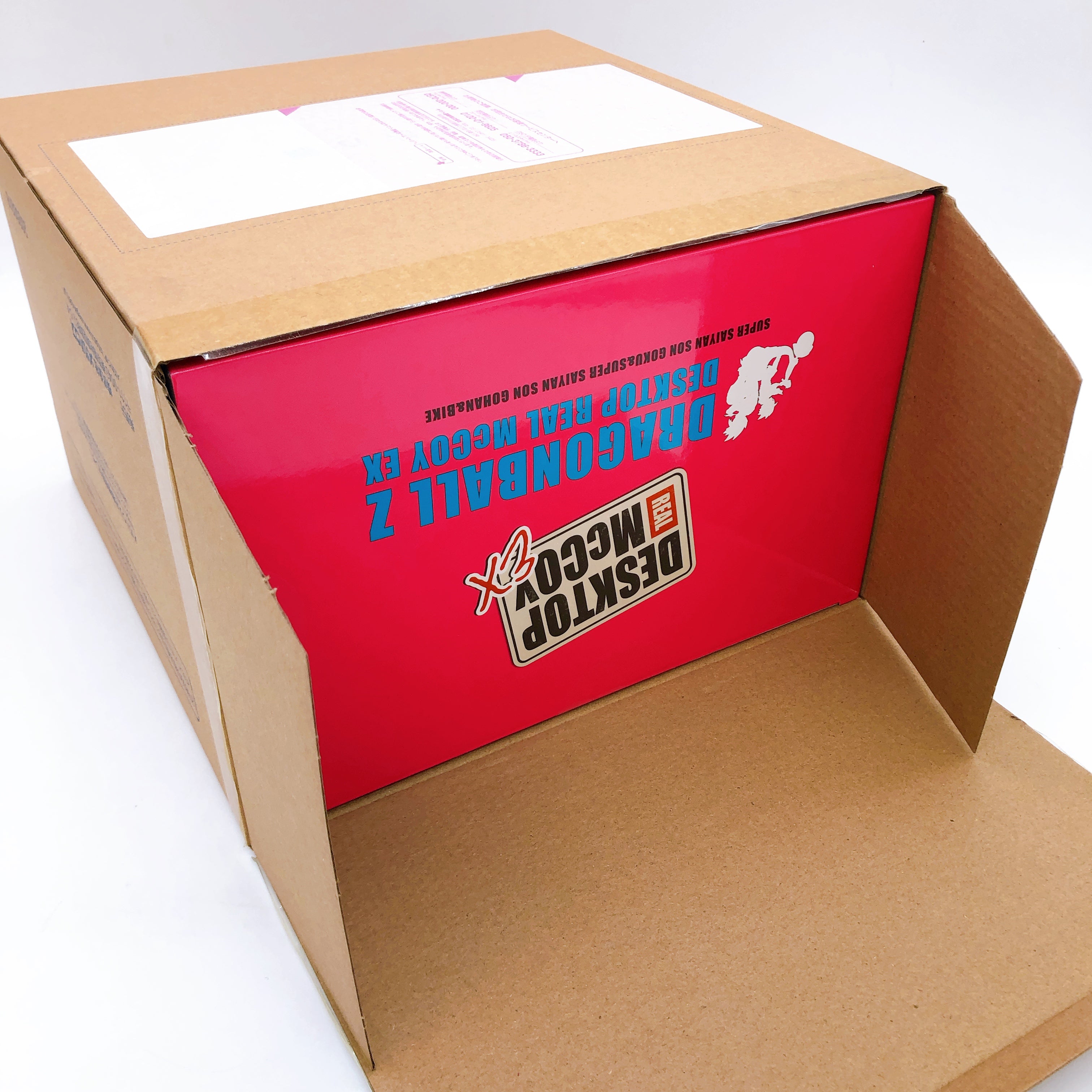 DESKTOP REAL McCOY EX Dragon Ball Z Super Saiyan Son Gokou & Gohan & Bike Figure