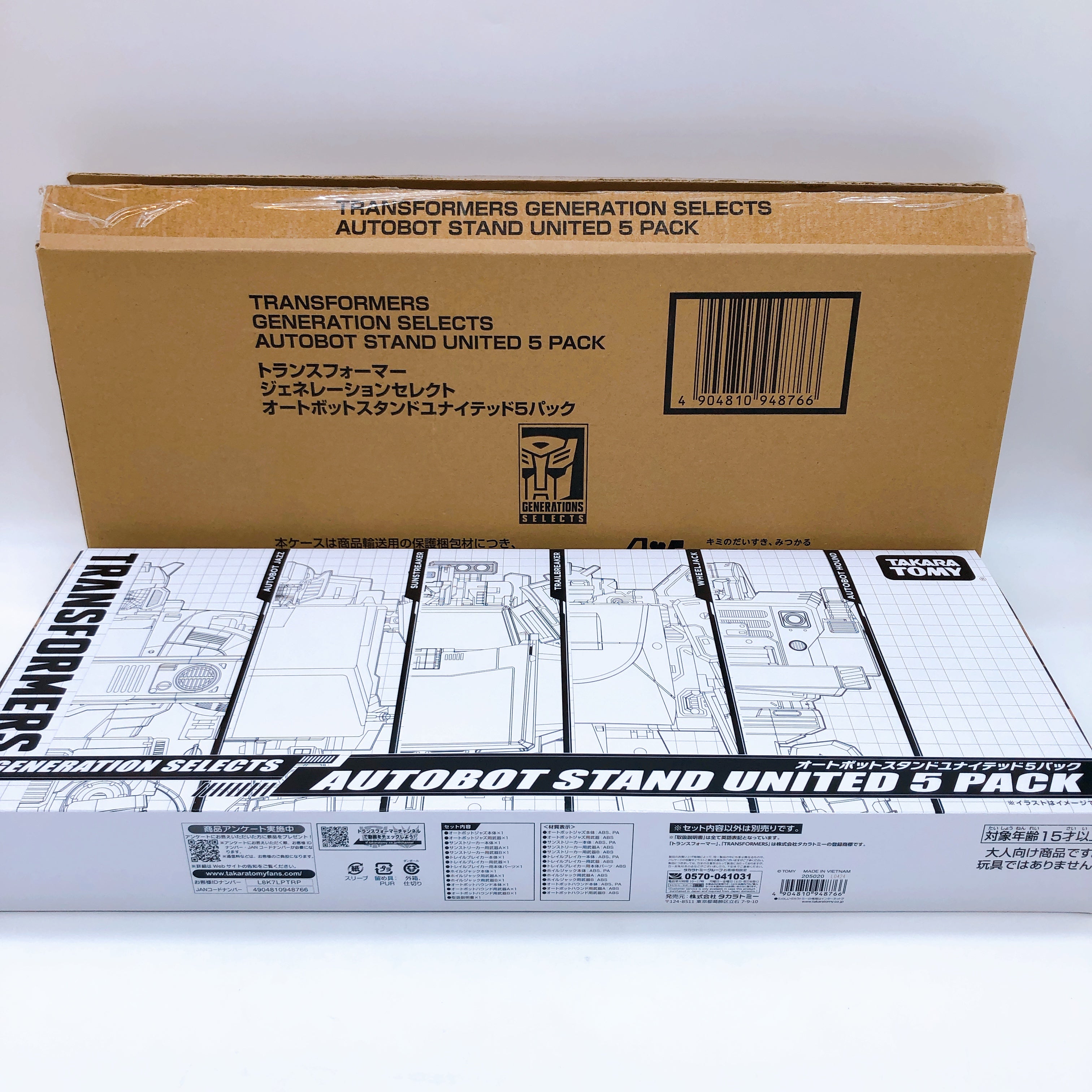 Transformers Generation Selects Autobot Stand United 5 Pack TAKARA TOMY Figure