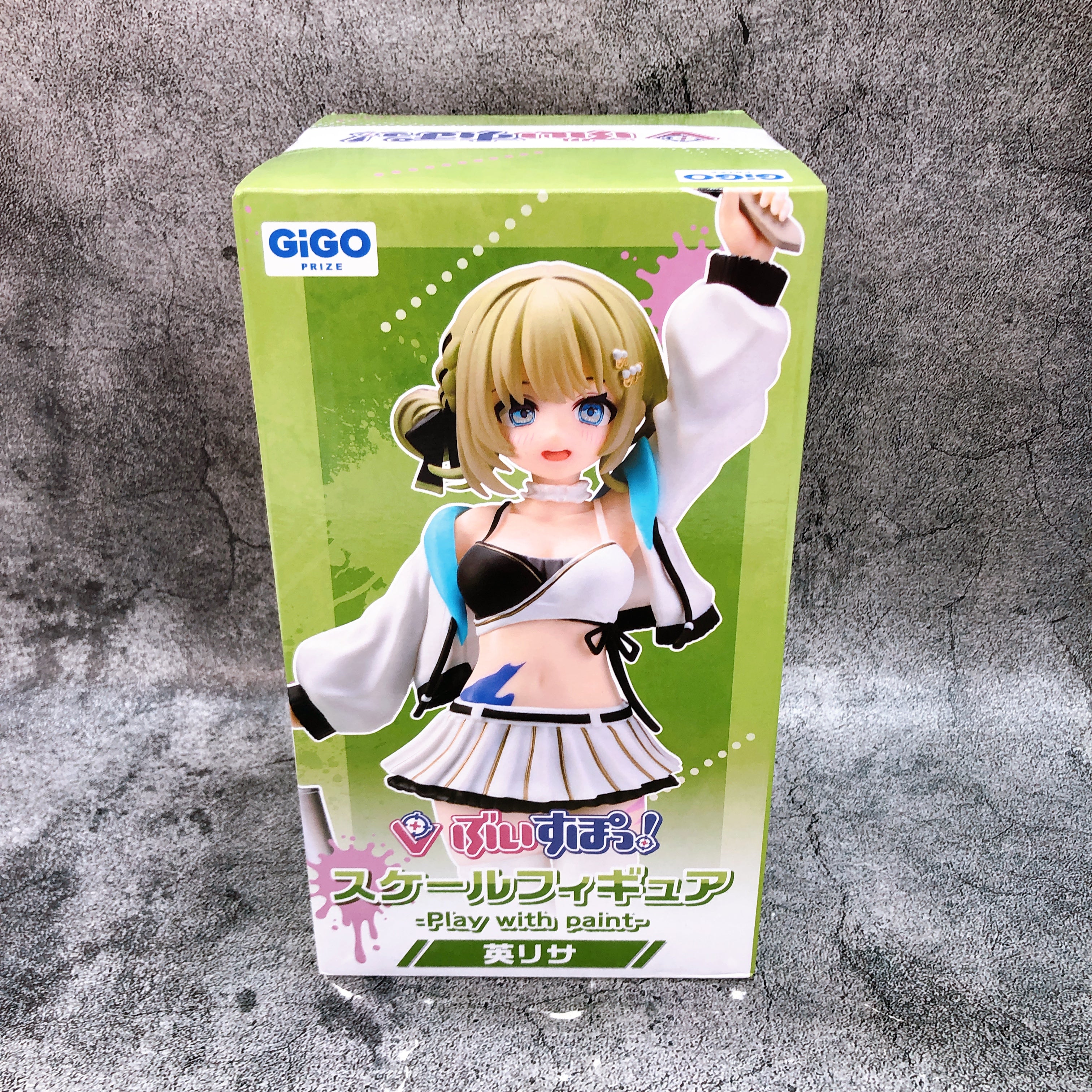 VSPO! Hanabusa Lisa Scale Figure Play with paint GiGO Japan Sealed NEW