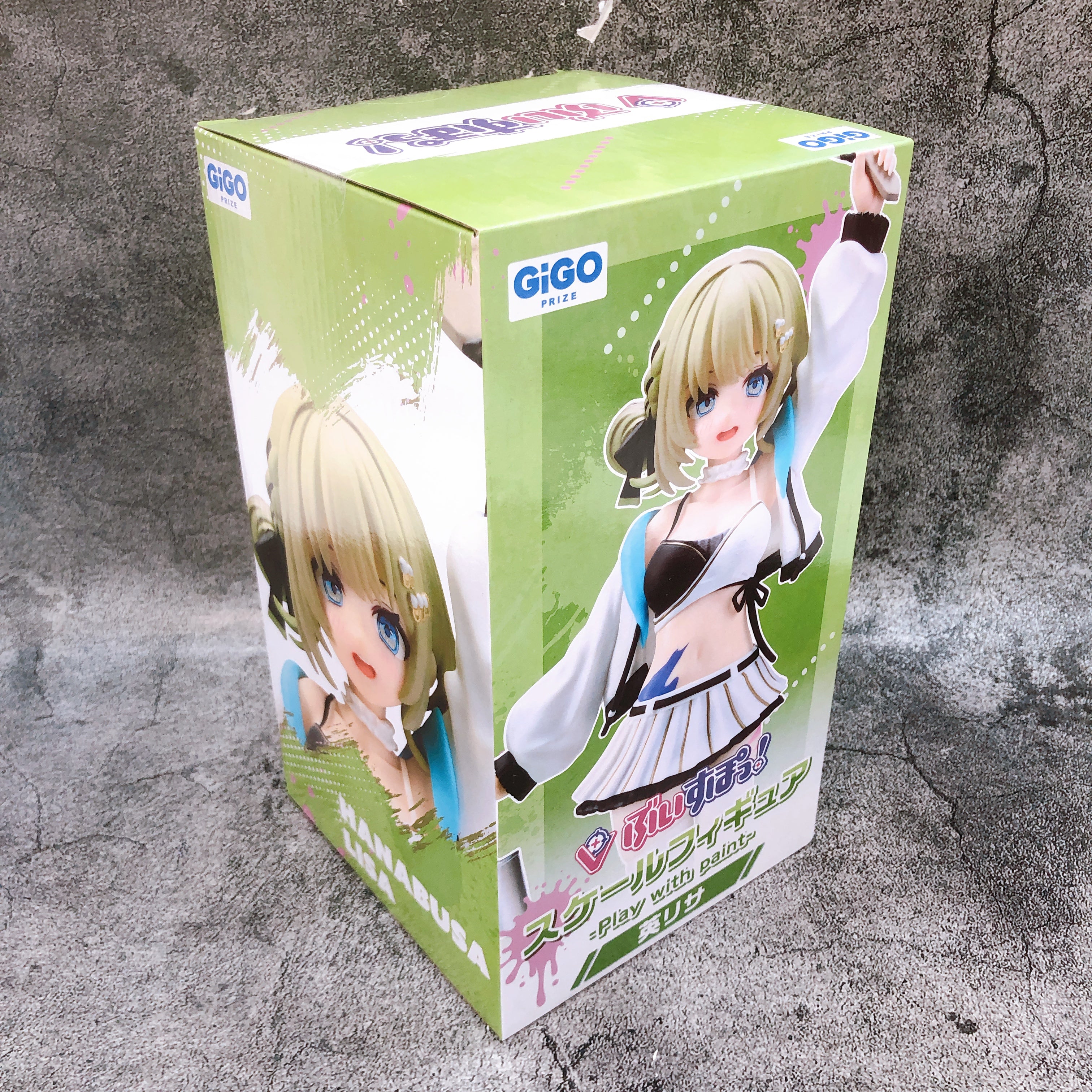 VSPO! Hanabusa Lisa Scale Figure -Play with paint- vol.5 Fukuya Japan AUTHENTIC