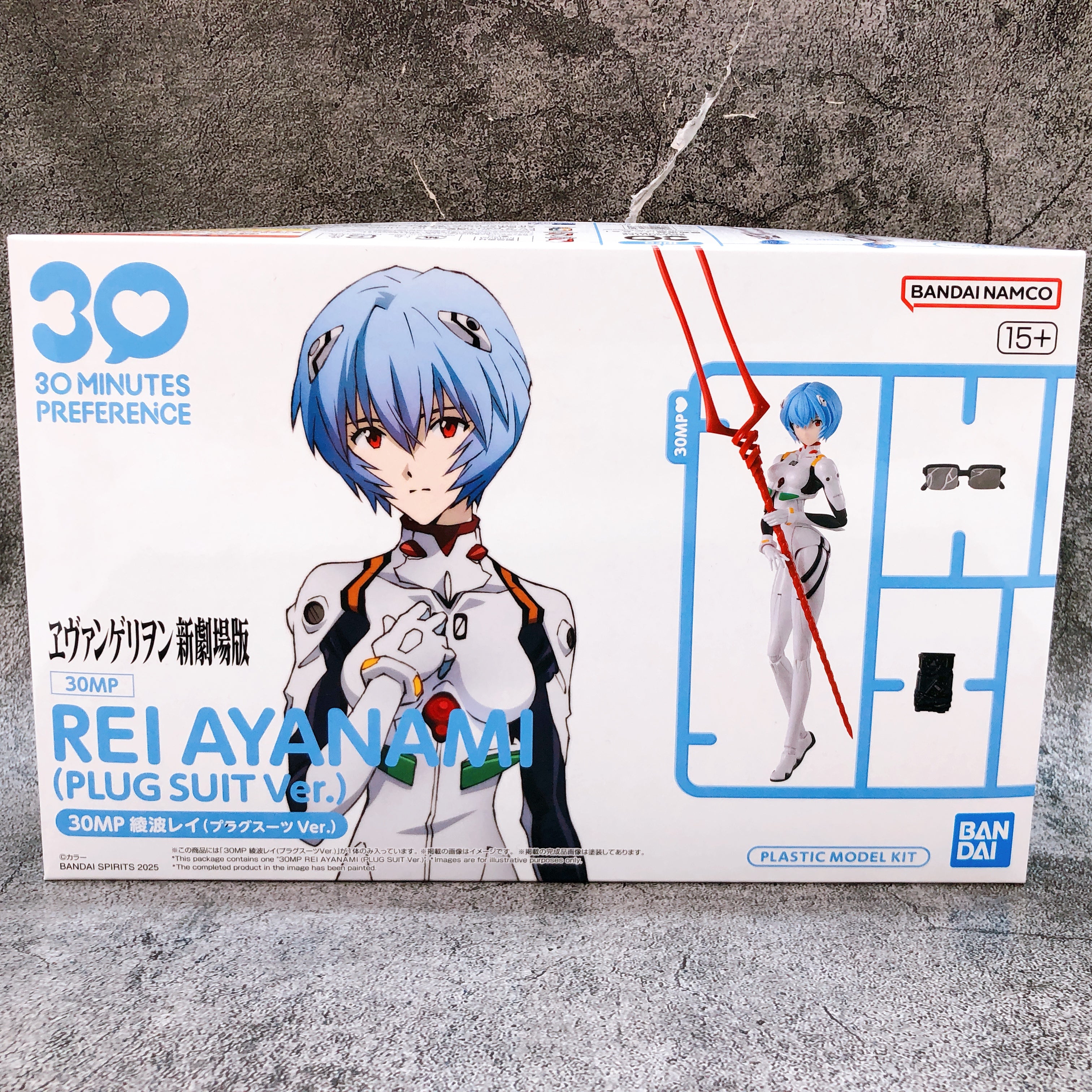 30MP Rei Ayanami Plug Suit Ver Evangelion Non Scale Model Kit Bandai Japan NEW