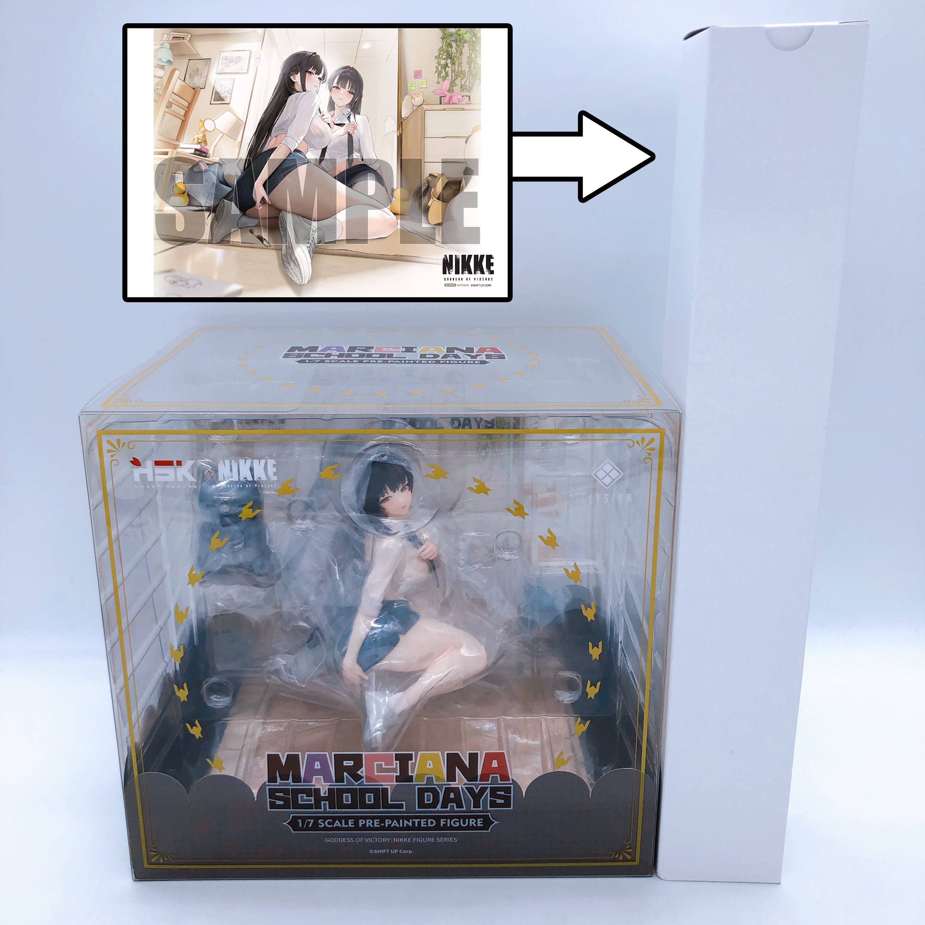 (w/Bonus) Goddess of Victory NIKKE Marciana School Days DX Ver 1/7 Figure Sealed