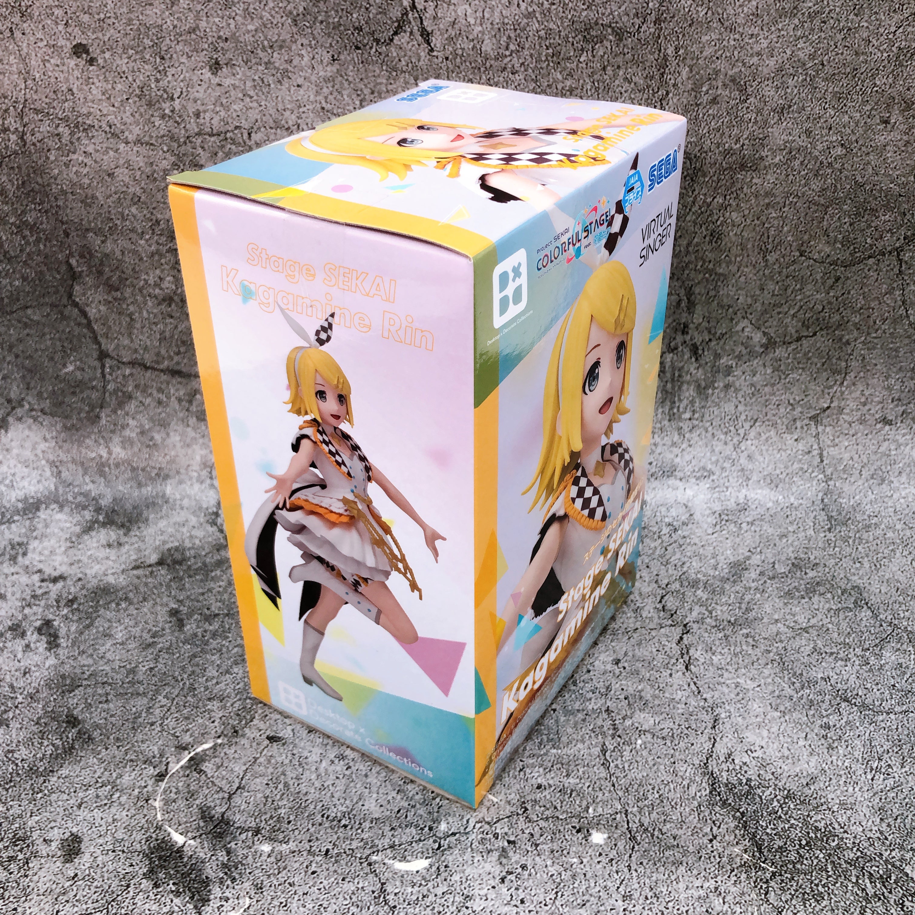 Project Sekai Colorful Stage! Stage SEKAI Kagamine Rin Desktop Decorate Figure