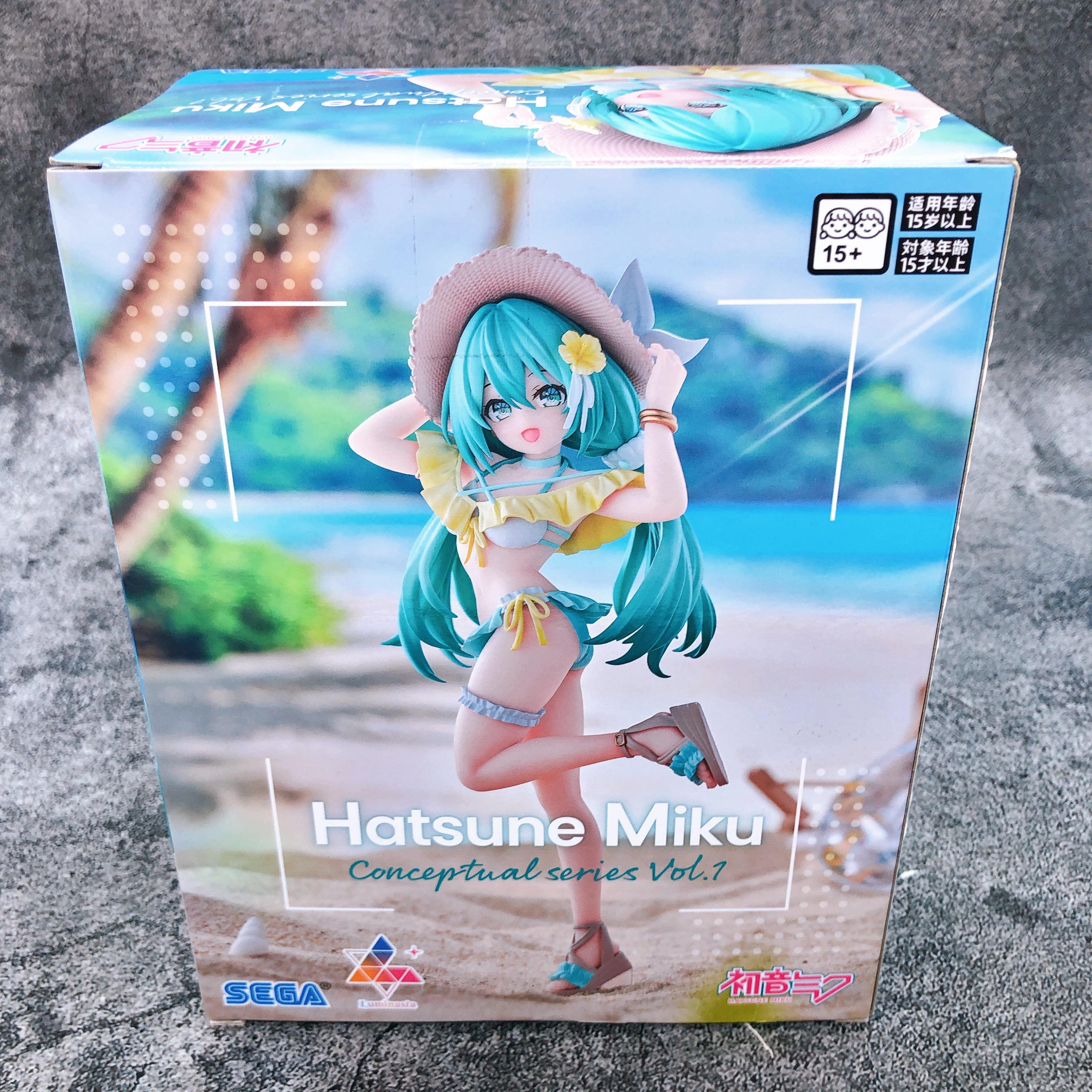 Hatsune Miku Conceptual series Vol.1 Luminasta Figure SEGA Japan Sealed