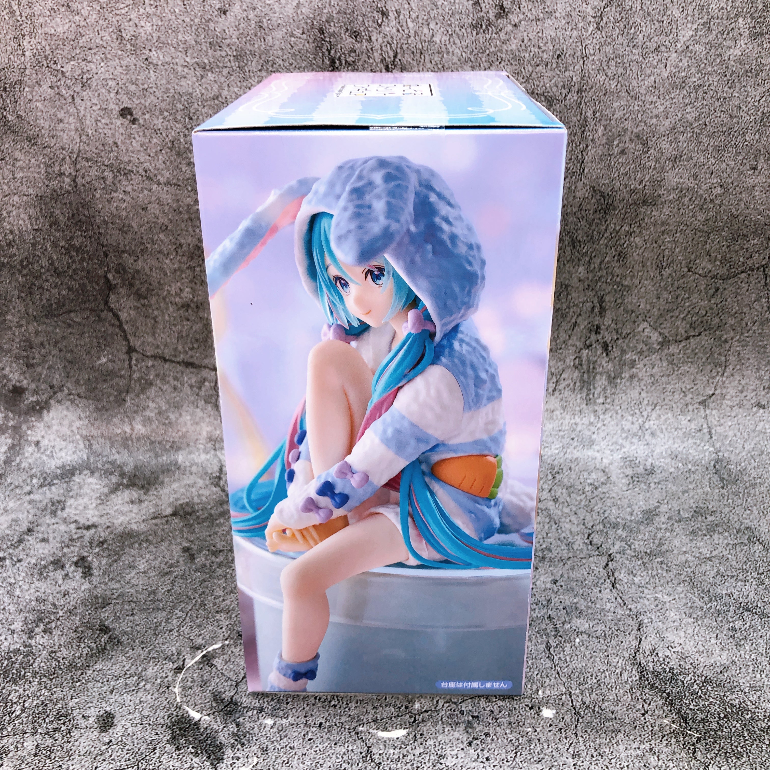 Hatsune Miku Bunny Ear Pajama Blue ver. Noodle Stopper Figure FuRyu