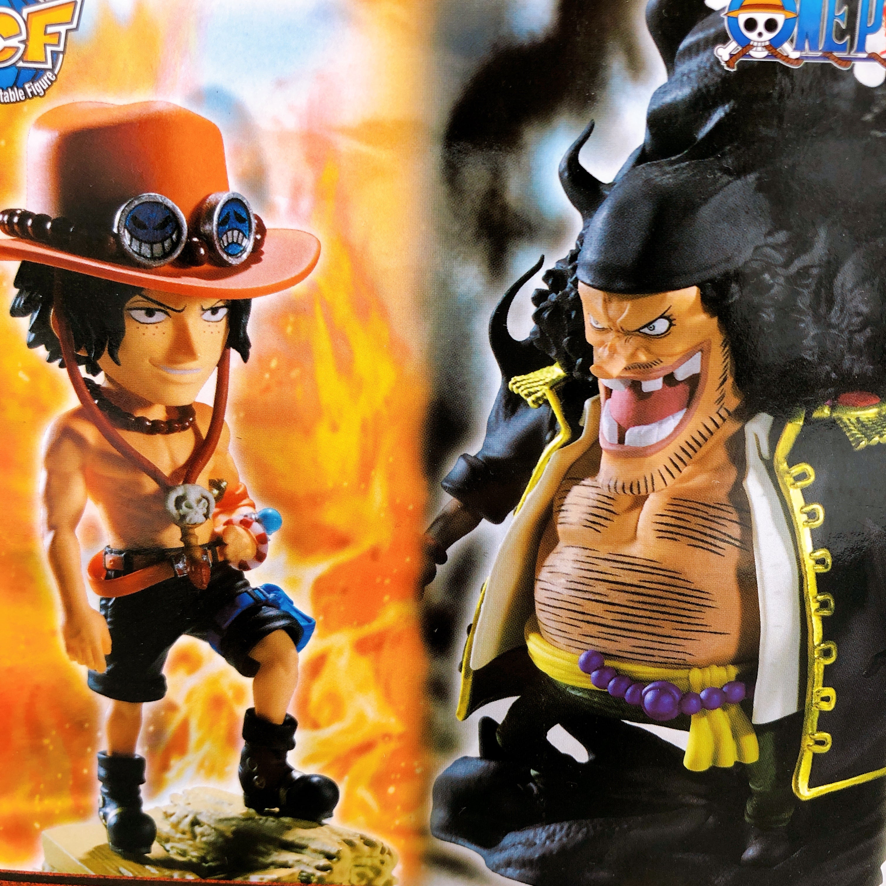 ONE PIECE Portgas D. Ace VS Marshall D. Teach World Collectable Figure BANPRESTO