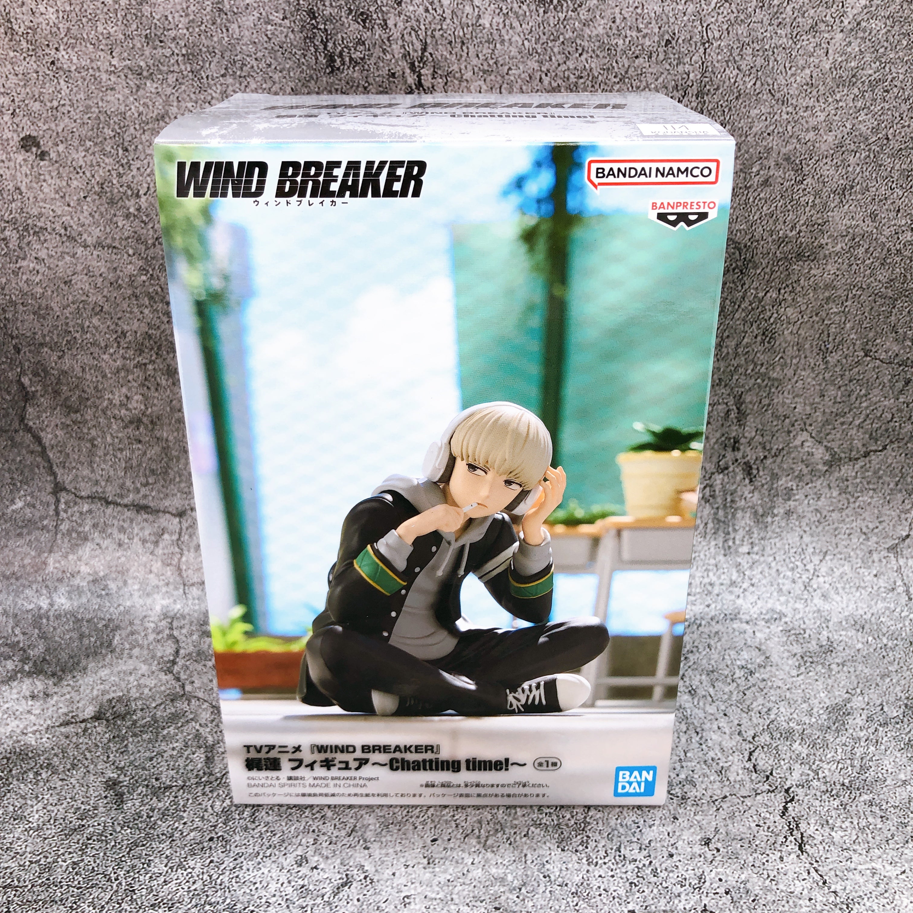 WIND BREAKER Ren Kaji Figure Chatting time! BANPRESTO Japan Sealed