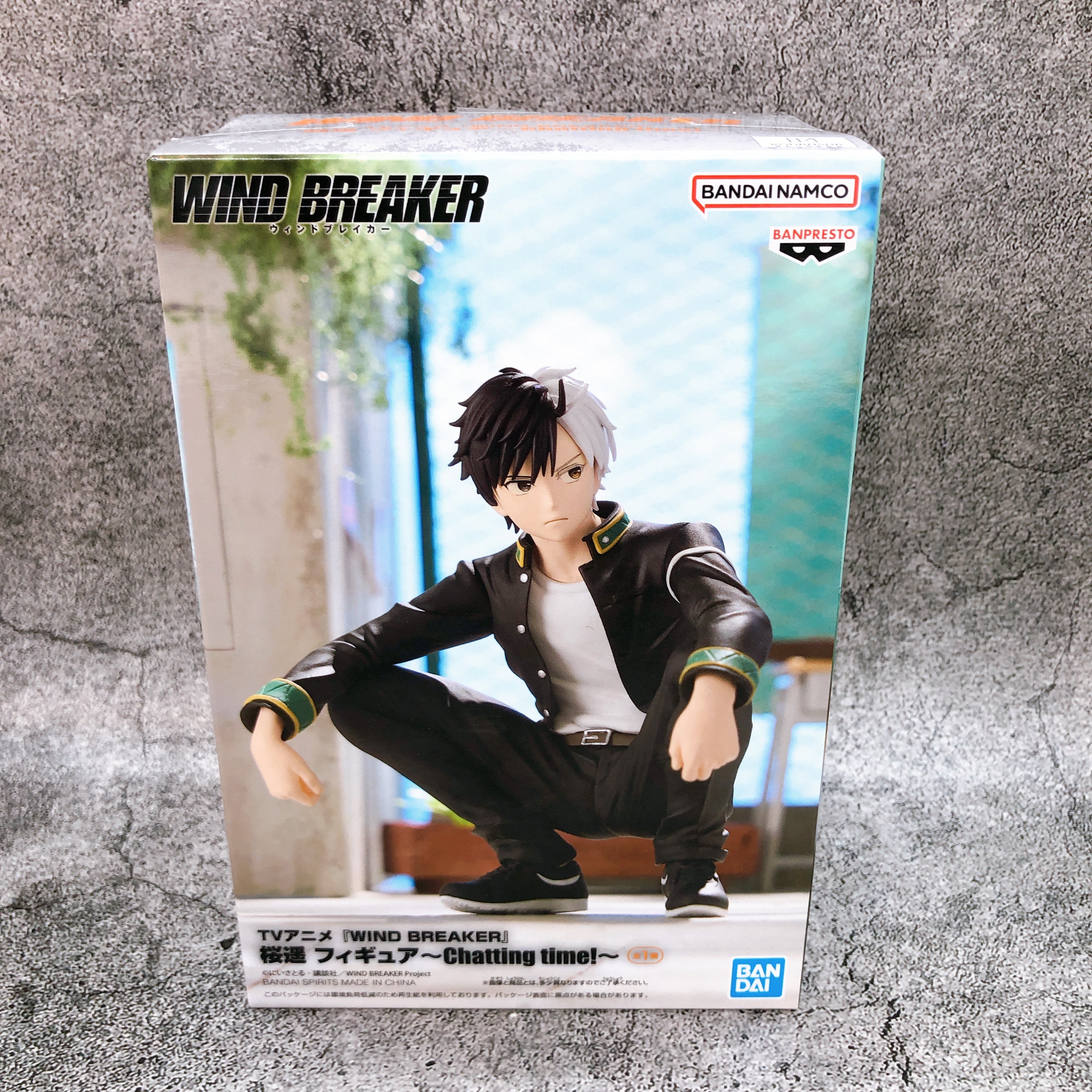 WIND BREAKER Haruka Sakura Figure Chatting time! BANPRESTO Japan Sealed