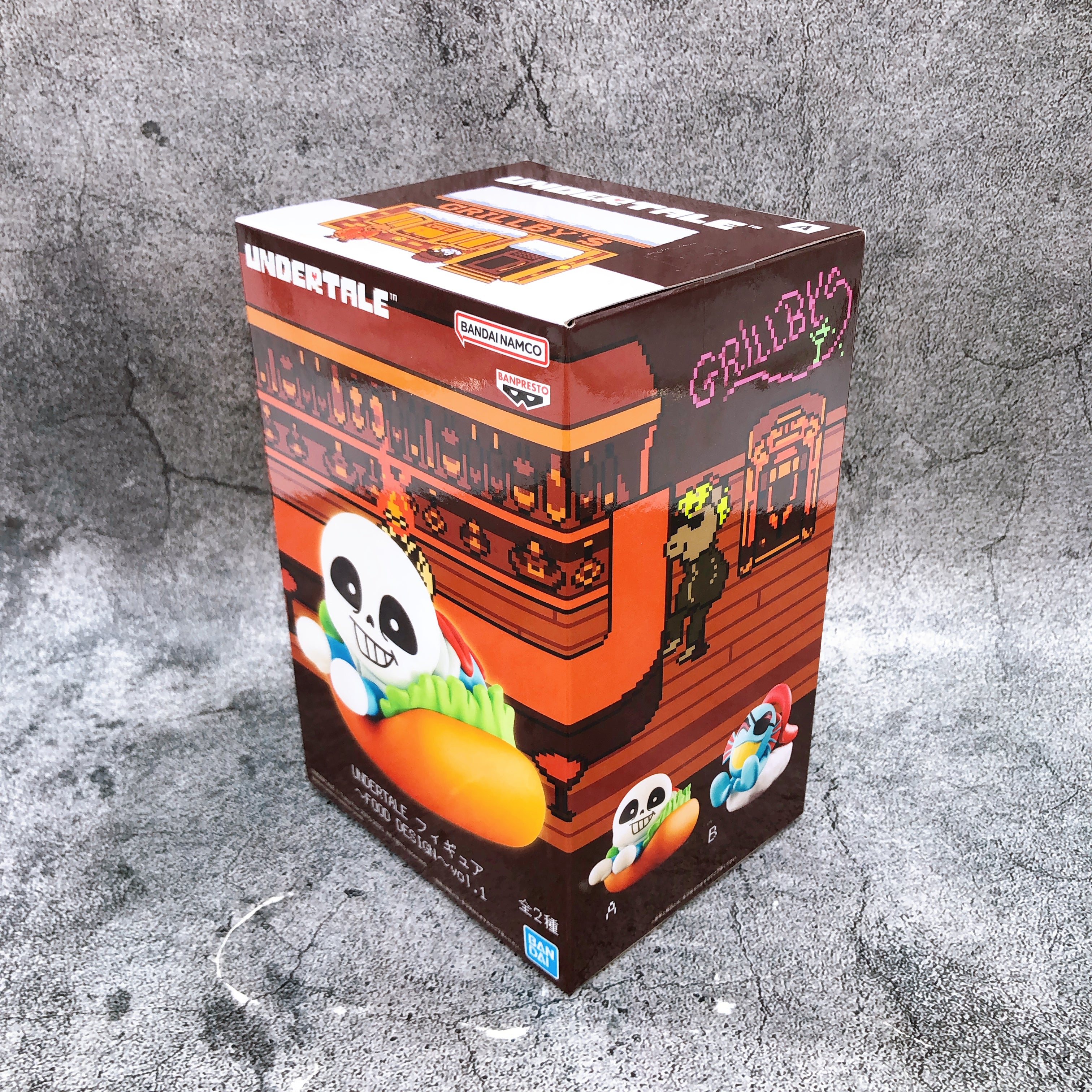 UNDERTALE Sans Hot Dog Figure FOOD DESIGN vol.1 BANPRESTO Japan Sealed NEW