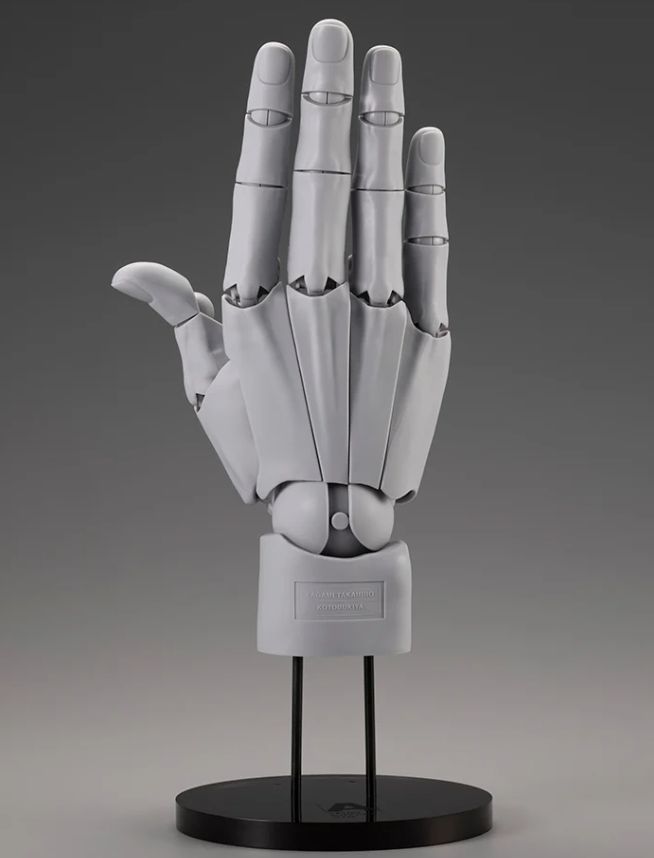 ARTIST SUPPORT ITEM Hand Model Men's R Gray Action Figure 15+ Kotobukiya Japan