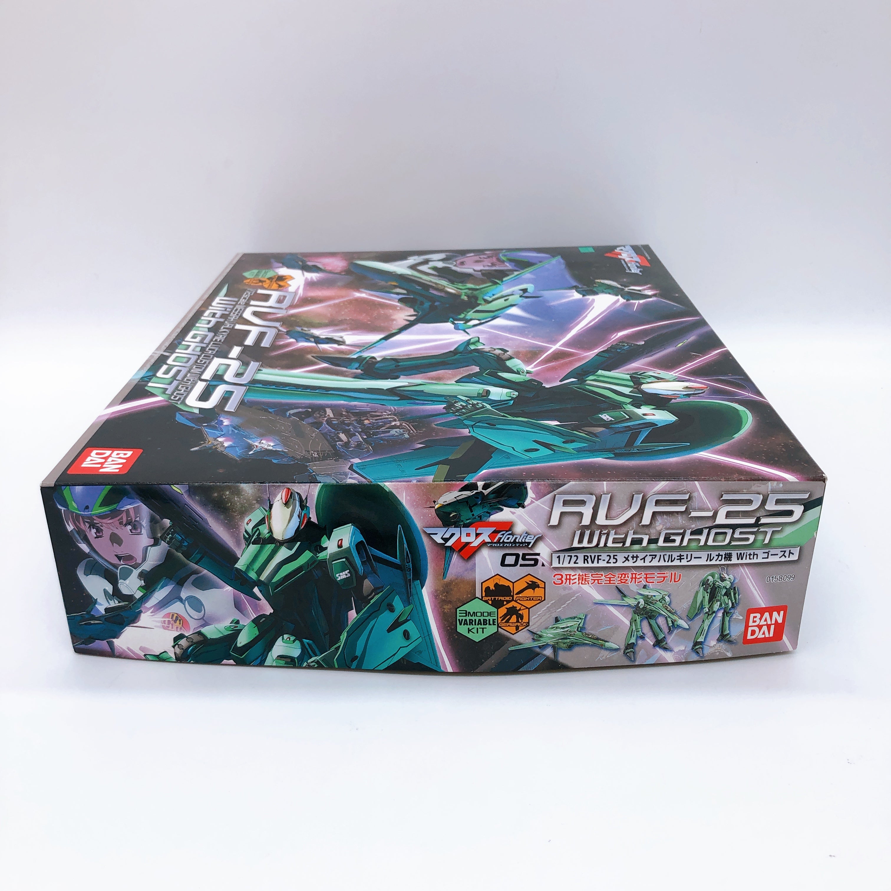 Macross Frontier Messiah Valkyrie 1/72 Model Kit RVF-25 Luca Custom With Ghost