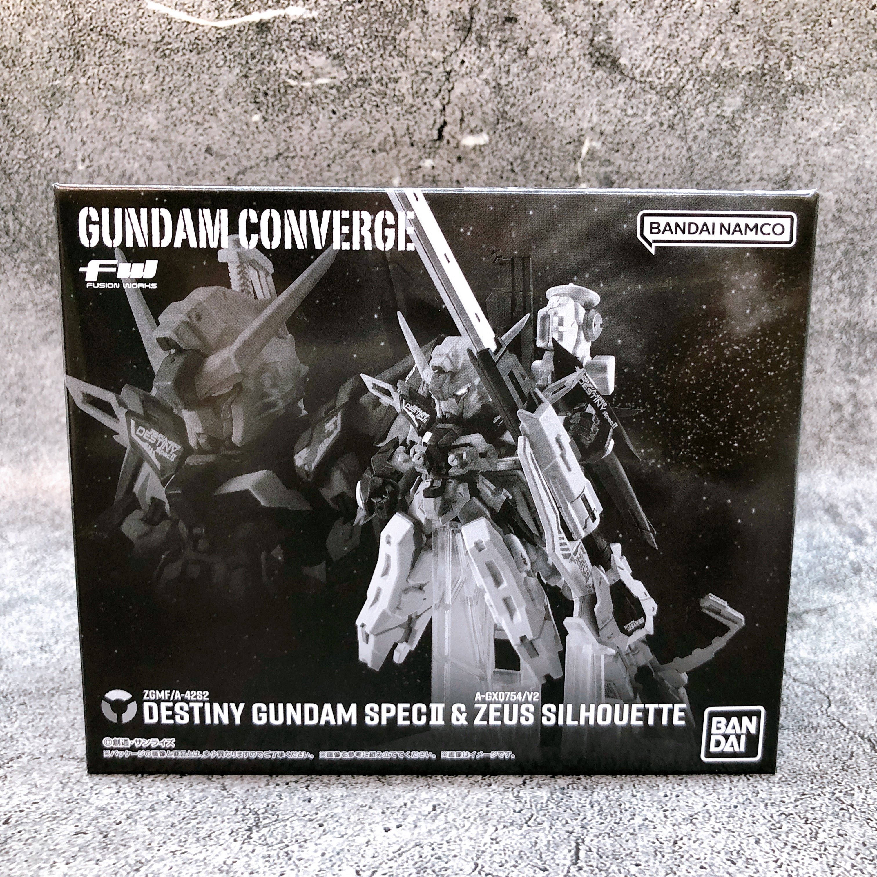 FW GUNDAM CONVERGE DESTINY GUNDAM SPECII & ZEUS SILHOUETTE Figure Premium Bandai