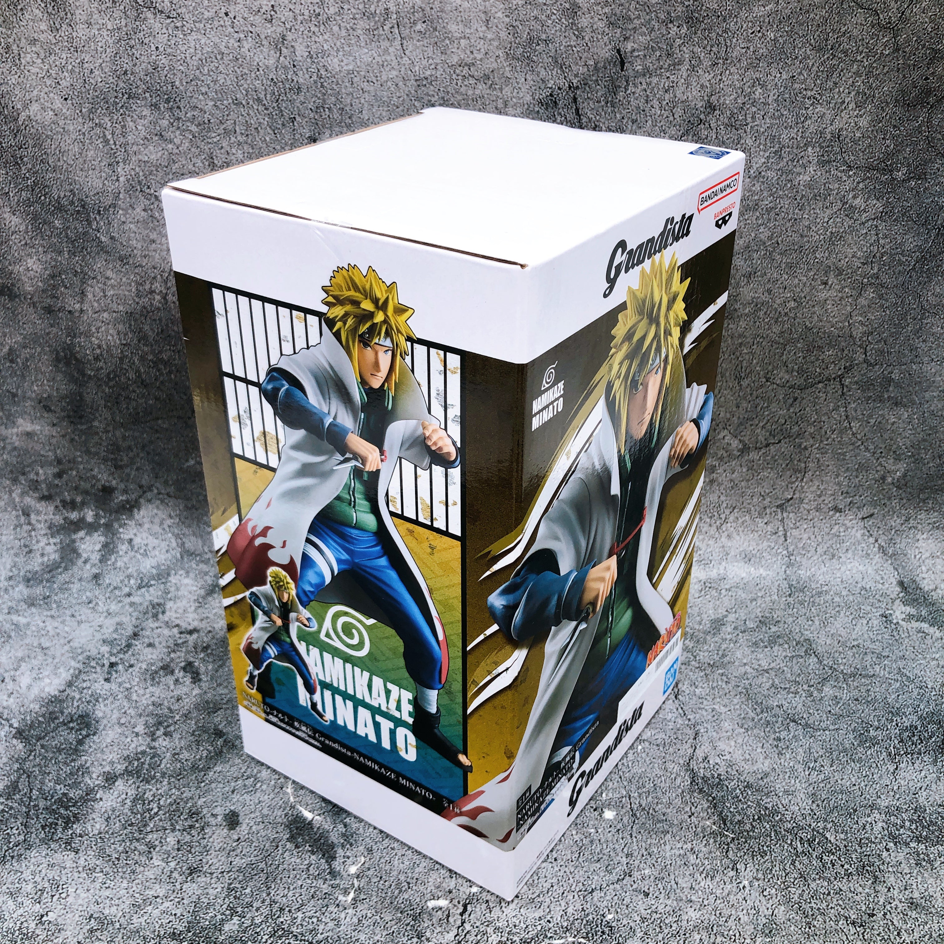 Naruto Shippuden Minato Namikaze Grandista Figure BANPRESTO Japan Sealed NEW