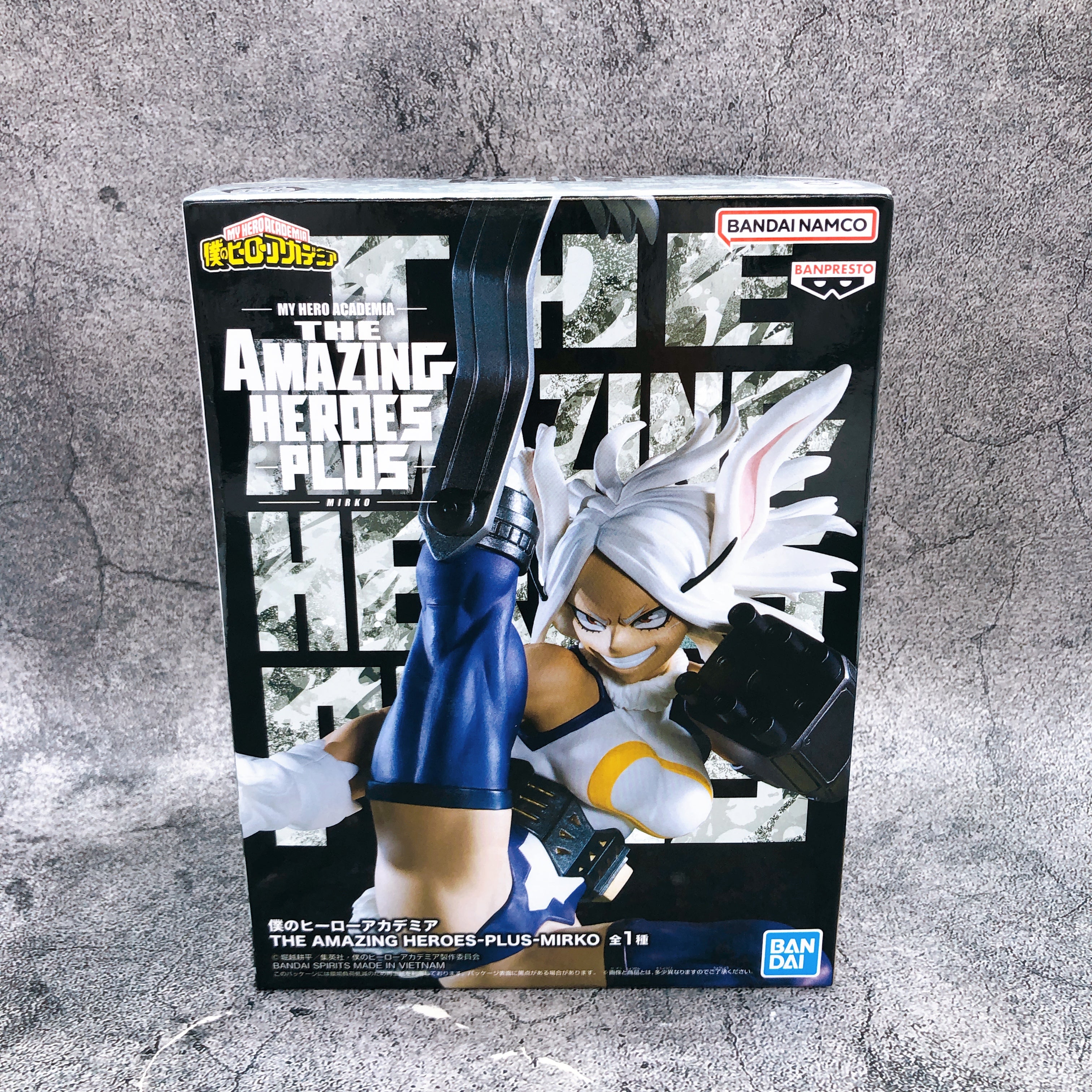 My Hero Academia Mirko Figure THE AMAZING HEROES PLUS BANPRESTO Japan Sealed NEW
