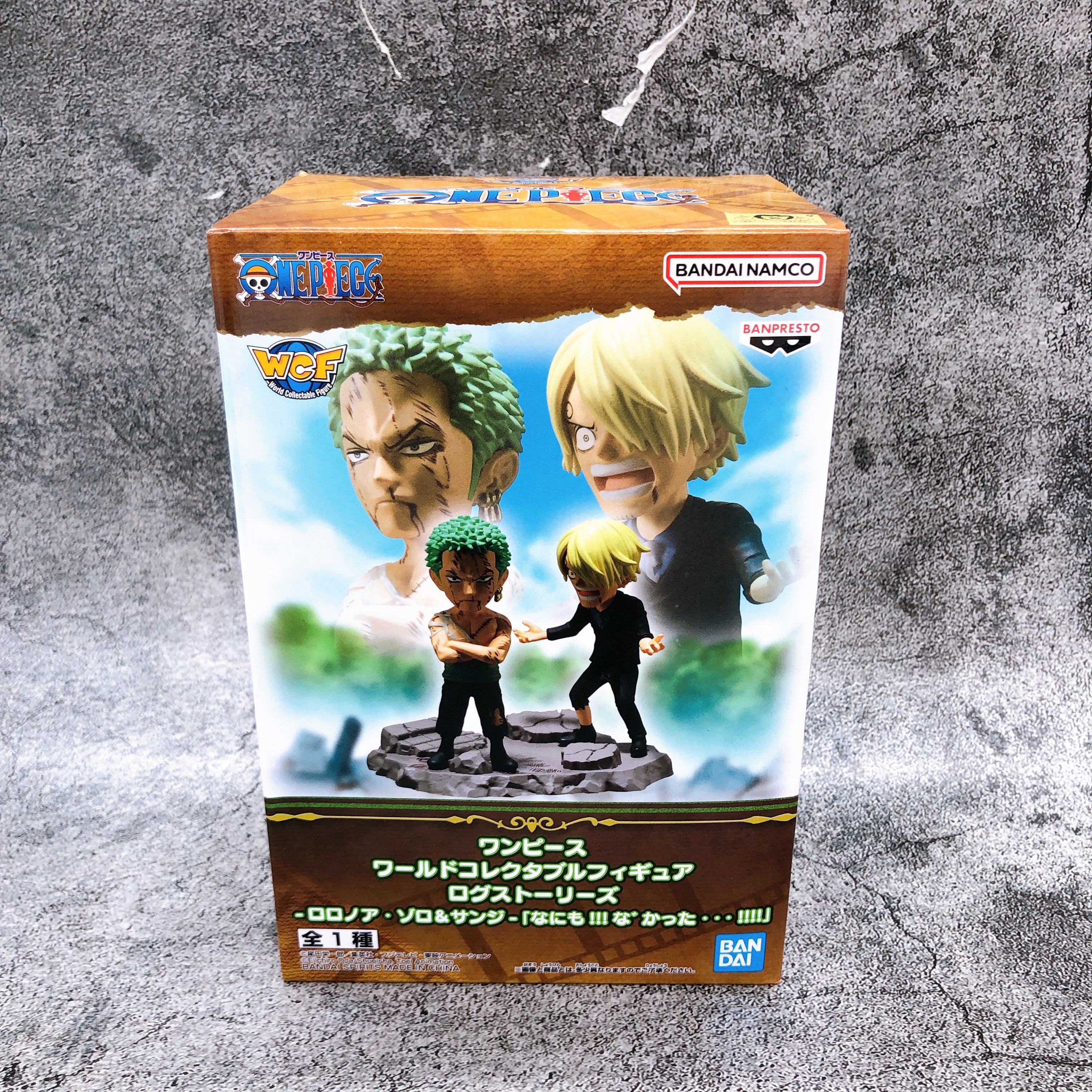 ONE PIECE Roronoa Zoro & Sanji World Collectable Figure Log Stories BANPRESTO