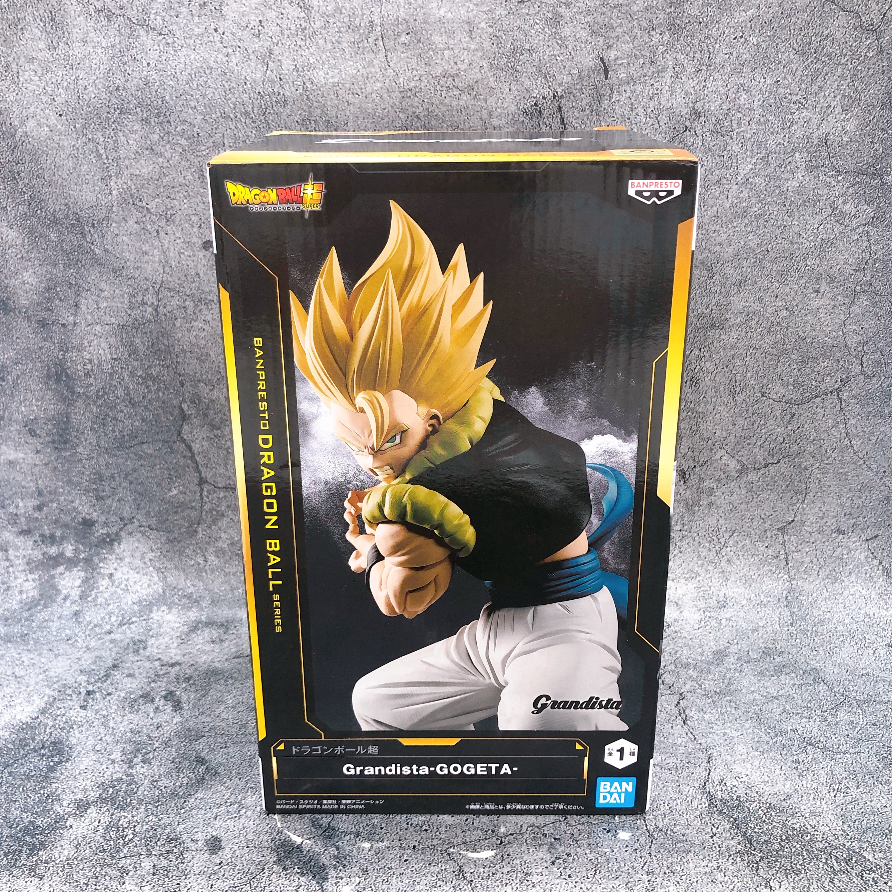 Dragon Ball Super Super Saiyan Gogeta Grandista Figure BANPRESTO Japan Sealed