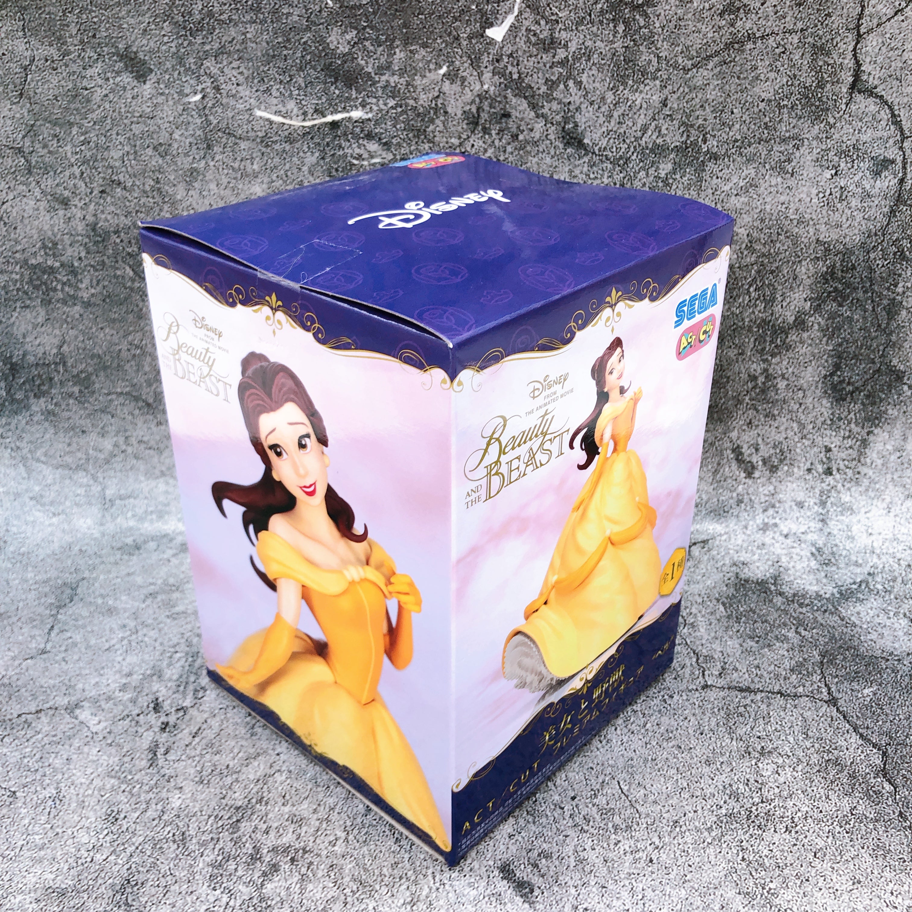 Beauty and the Beast Belle ACT/CUT Premium Figure SEGA Japan Sealed NEW