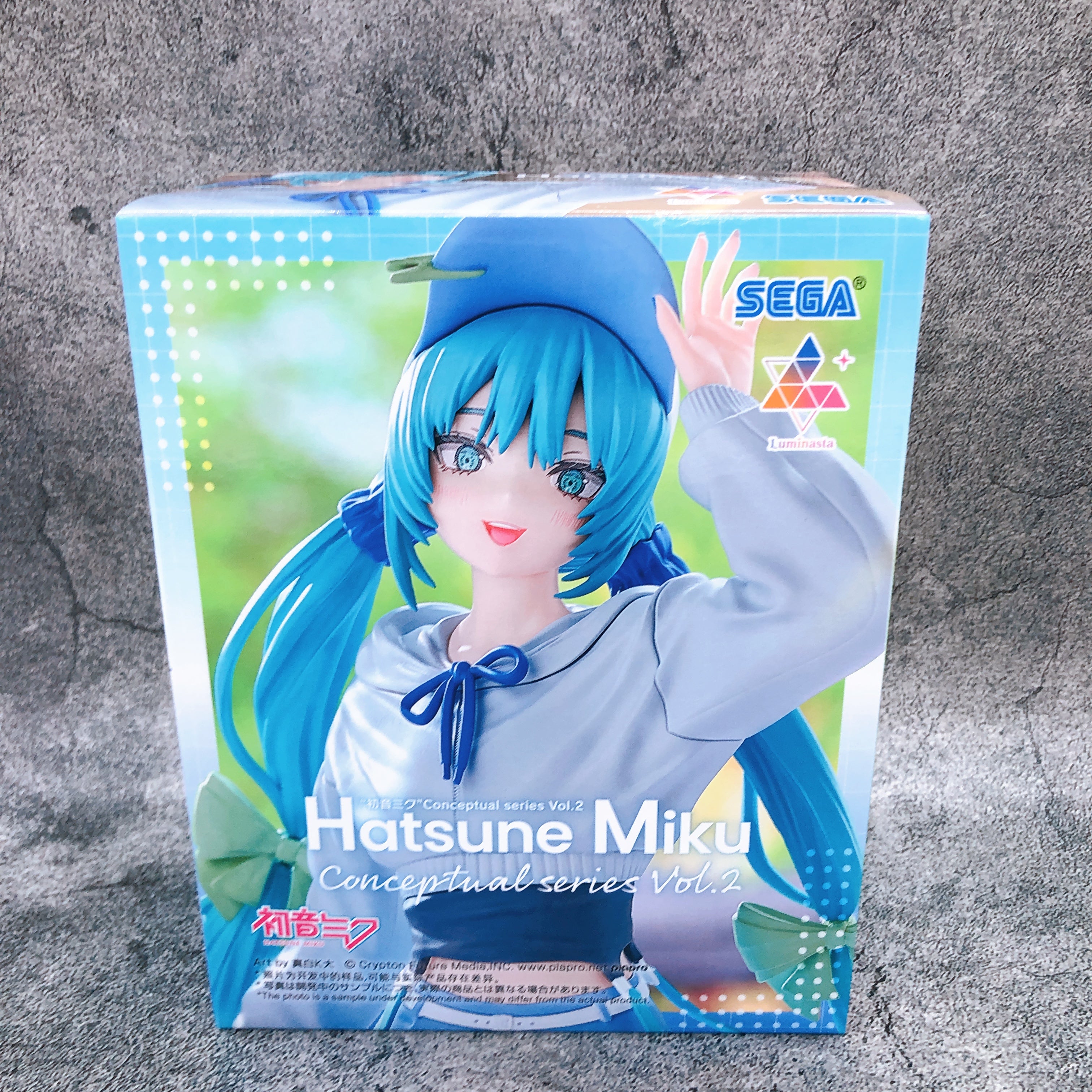 Hatsune Miku Conceptual series vol.2 Luminasta Figure SEGA Japan Sealed NEW