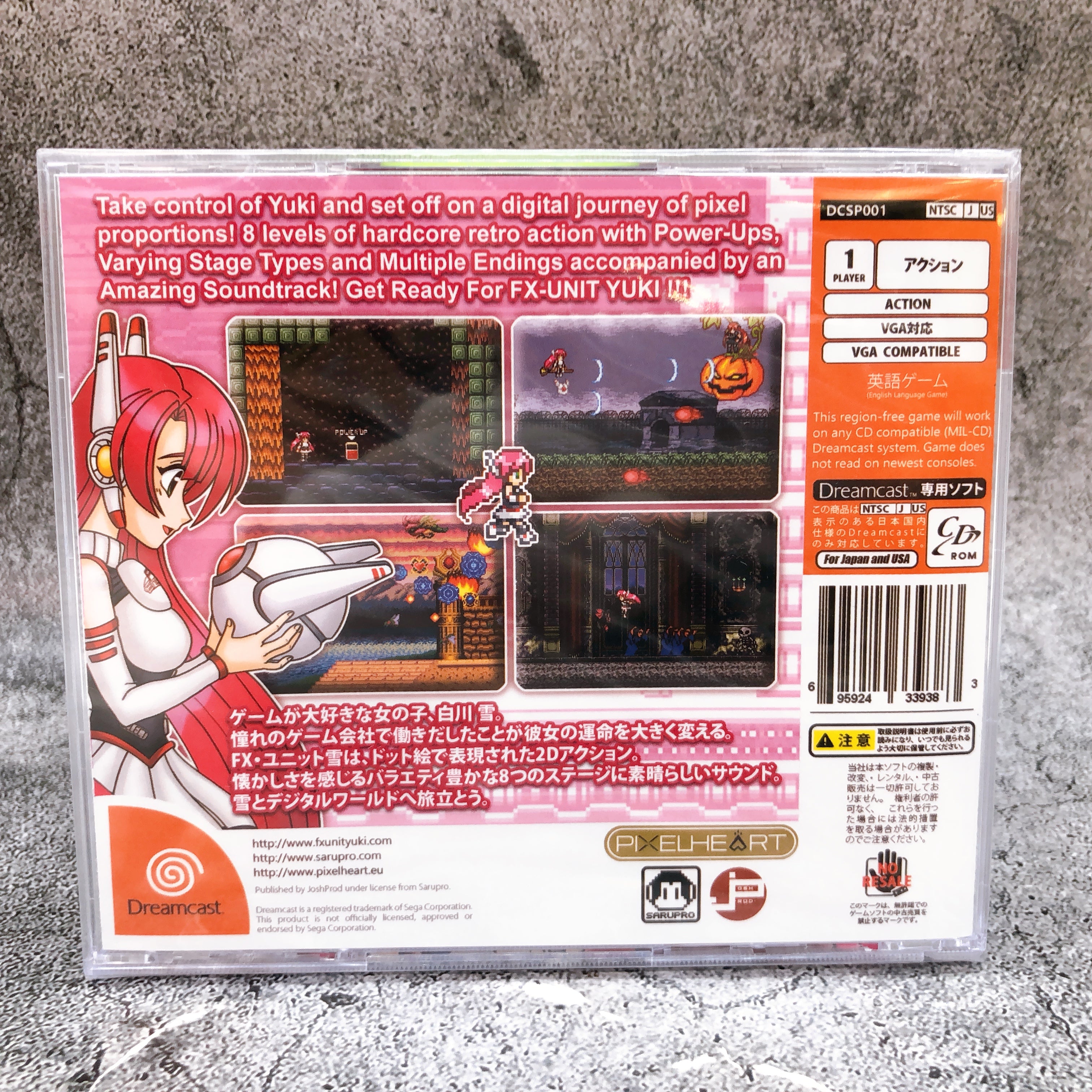 SEGA Dreamcast FX-Unit Yuki The Henshin Engine Japan JoshProd DC Game Sealed New