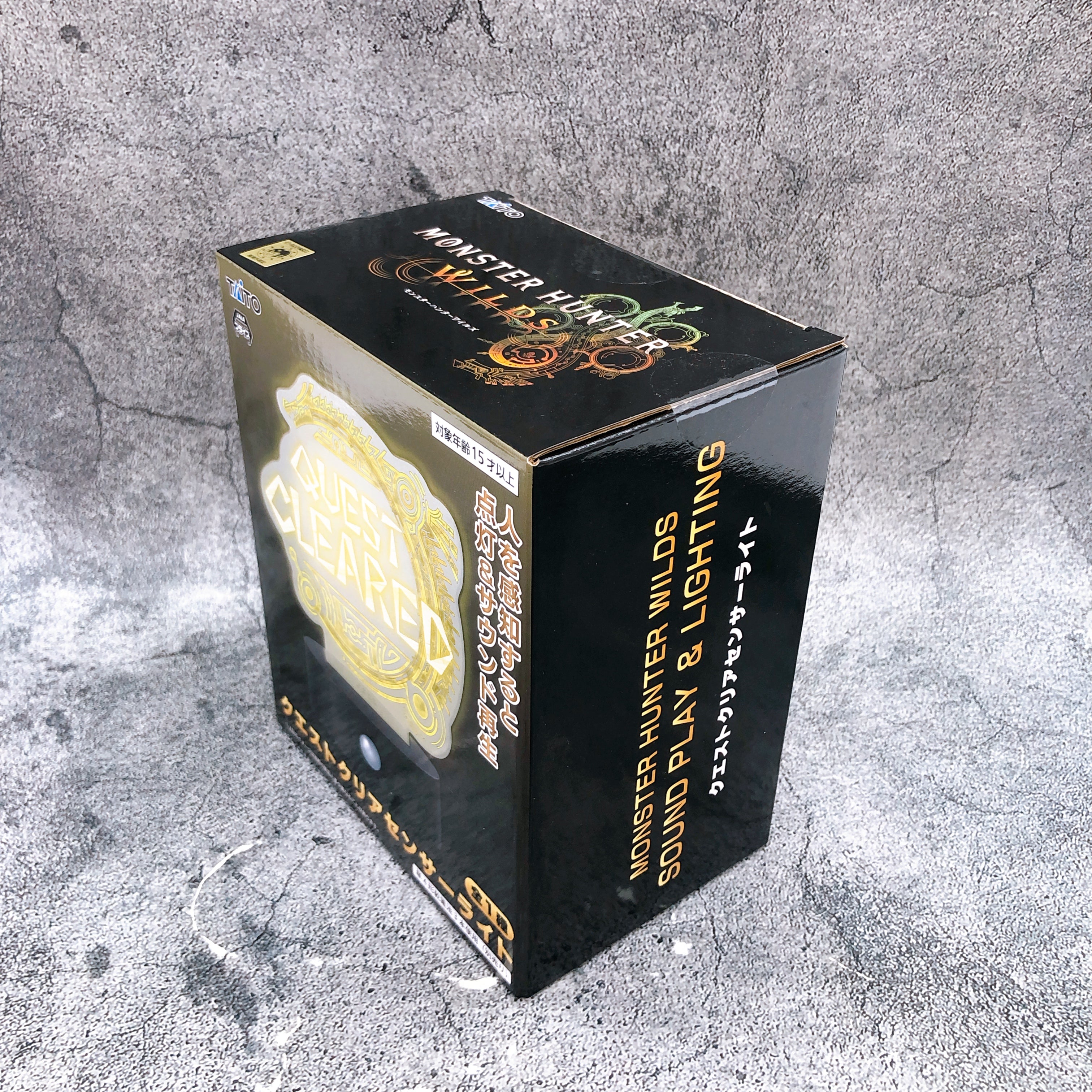 Monster Hunter Wilds Quest Cleared Sensor Light Taito Japan Sealed NEW