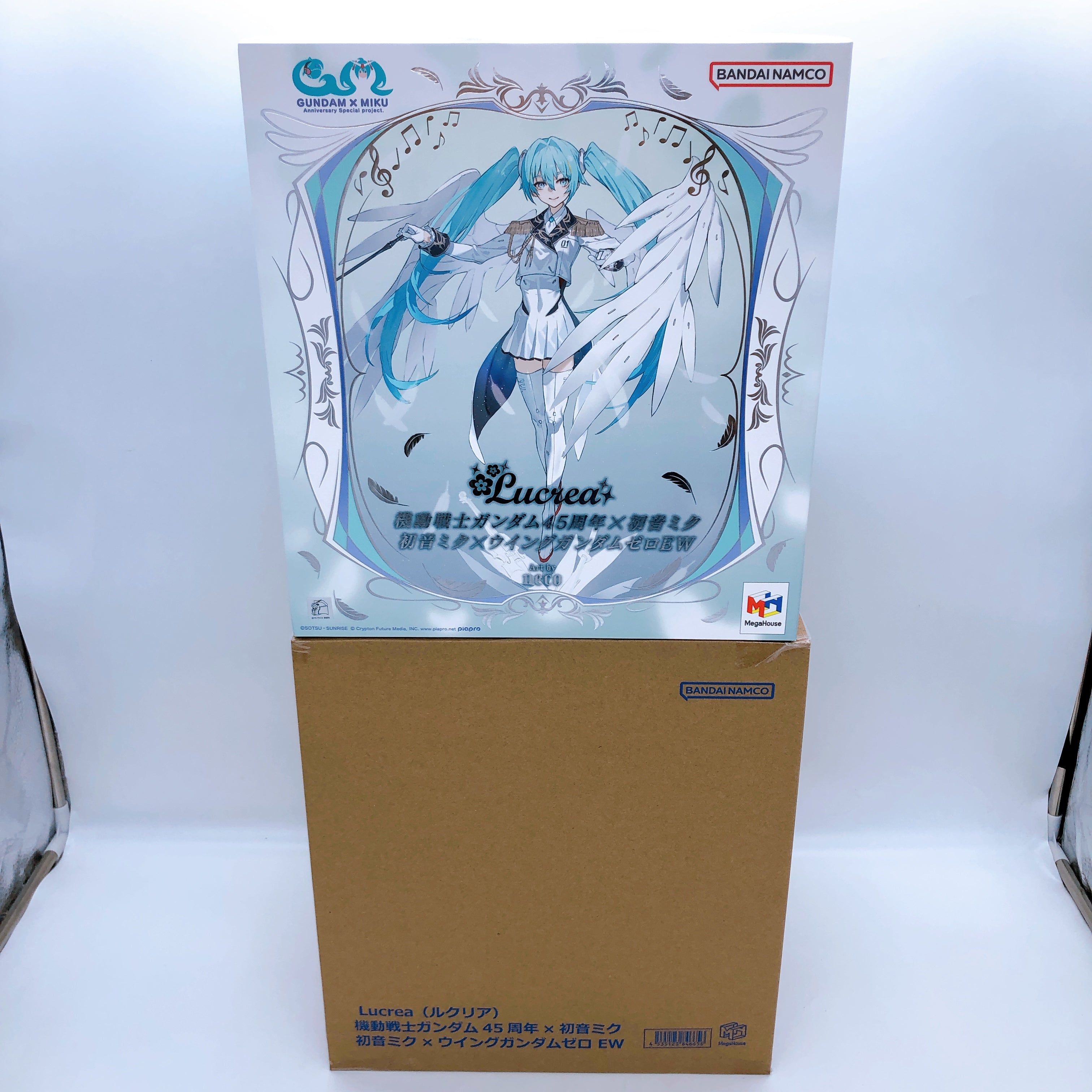 Lucrea Hatsune Miku x Wing Gundam Zero EW Limited Figure MegaHouse Japan Sealed