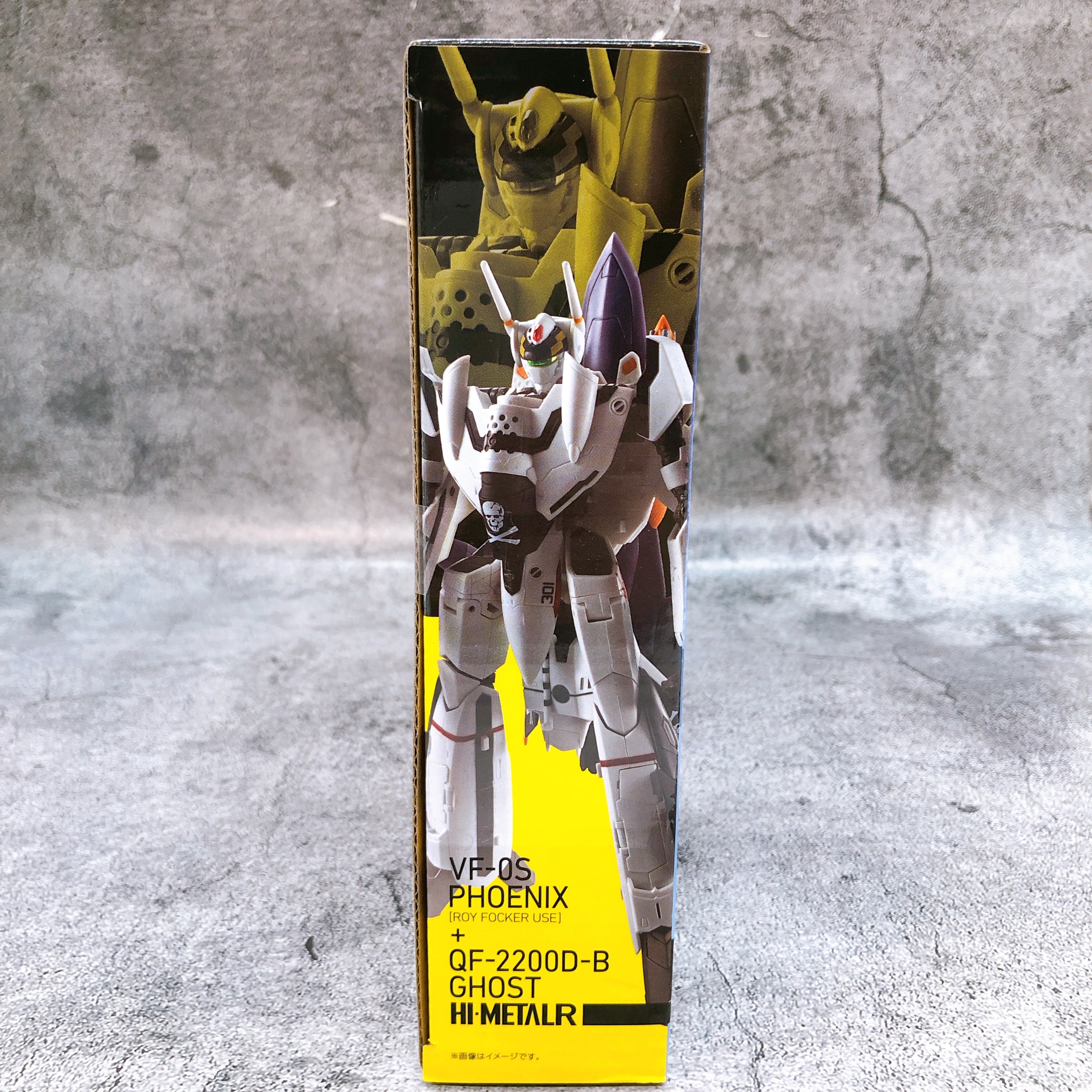 Macross Zero VF-0S Phoenix Roy Focker Use + QF-2200D-B Ghost Hi-METAL R Figure