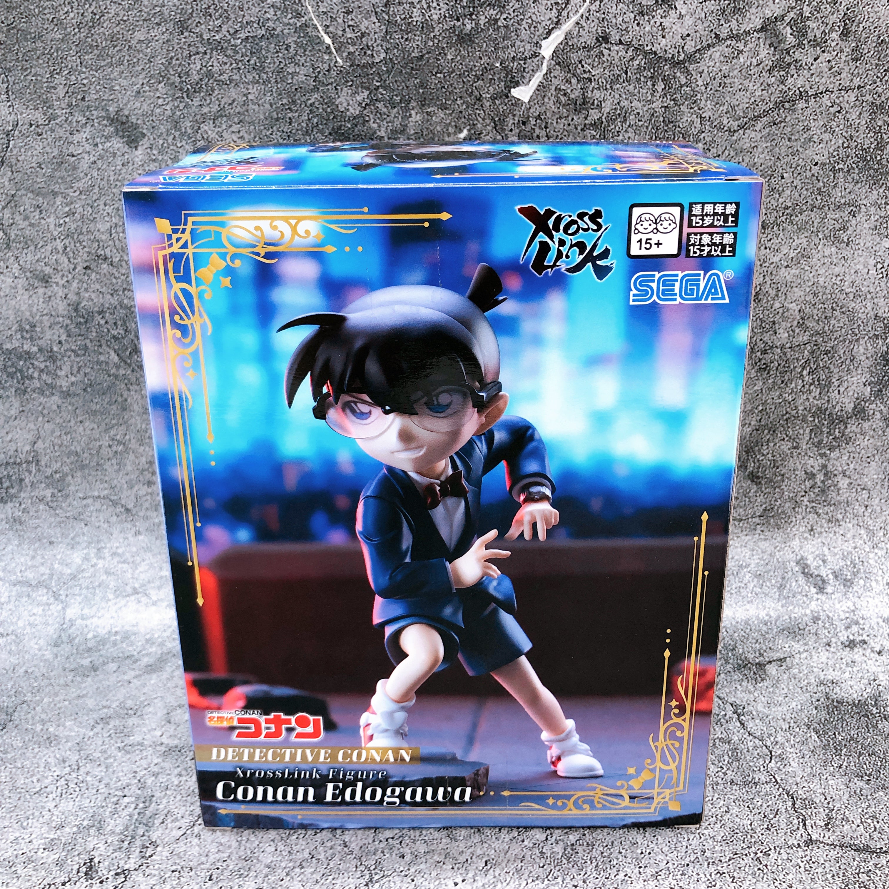 Case Closed Detective Conan Conan Edogawa Xross Link Figure SEGA Japan Sealed