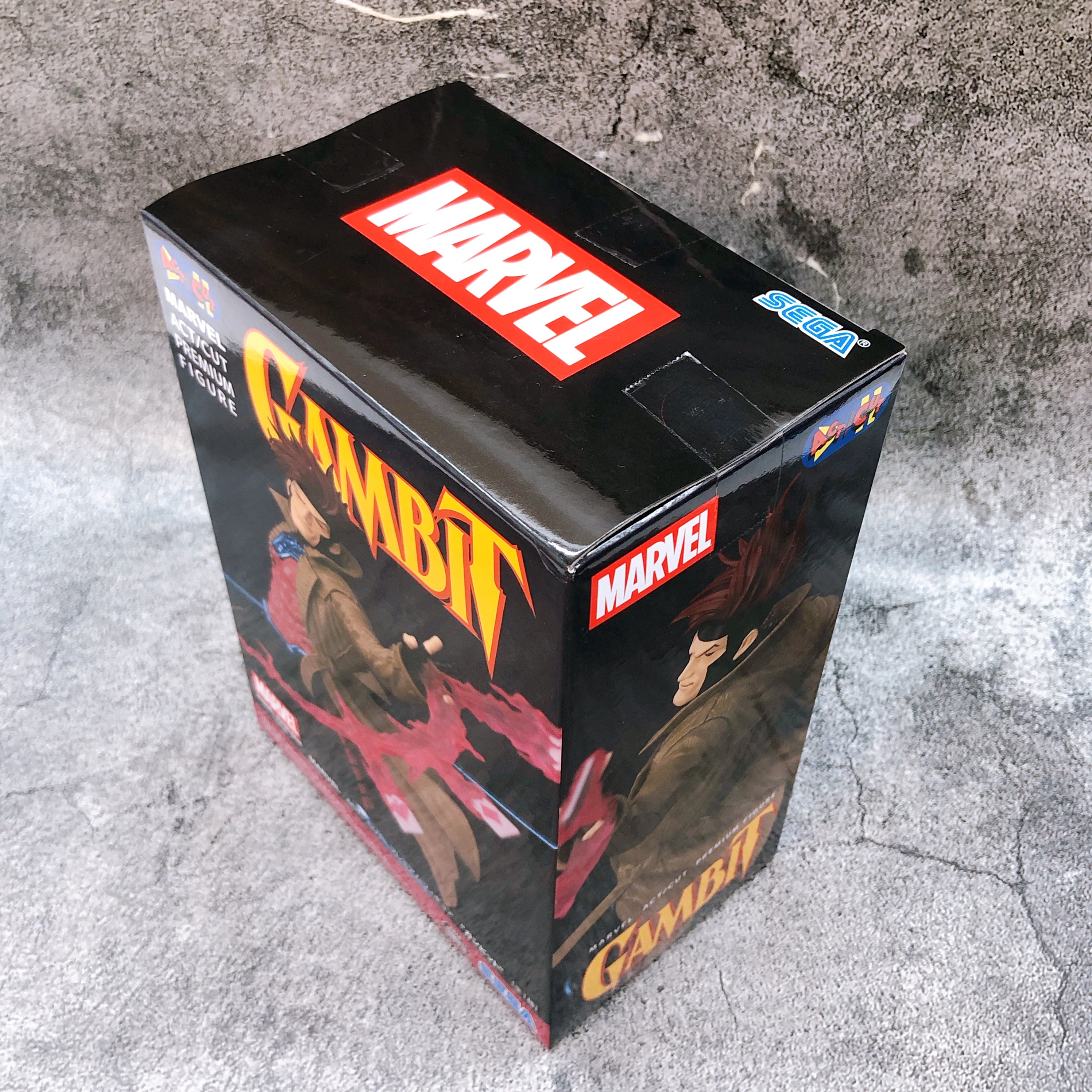 MARVEL Gambit ACT/CUT Premium Figure SEGA from Japan Sealed NEW AUTHENTIC