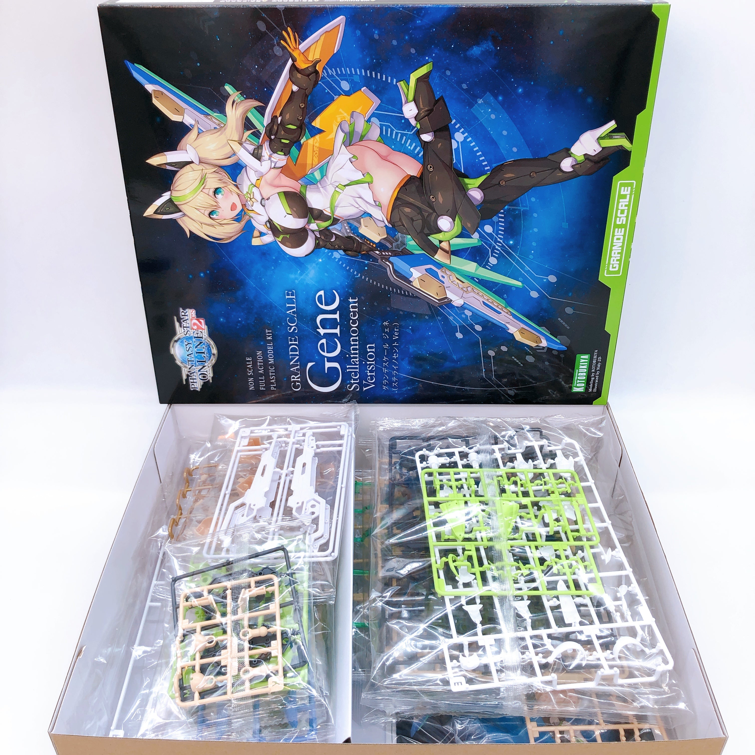 Phantasy Star Online 2 Grande Scale Gene Stellainnocent Ver Kit KOTOBUKIYA Japan