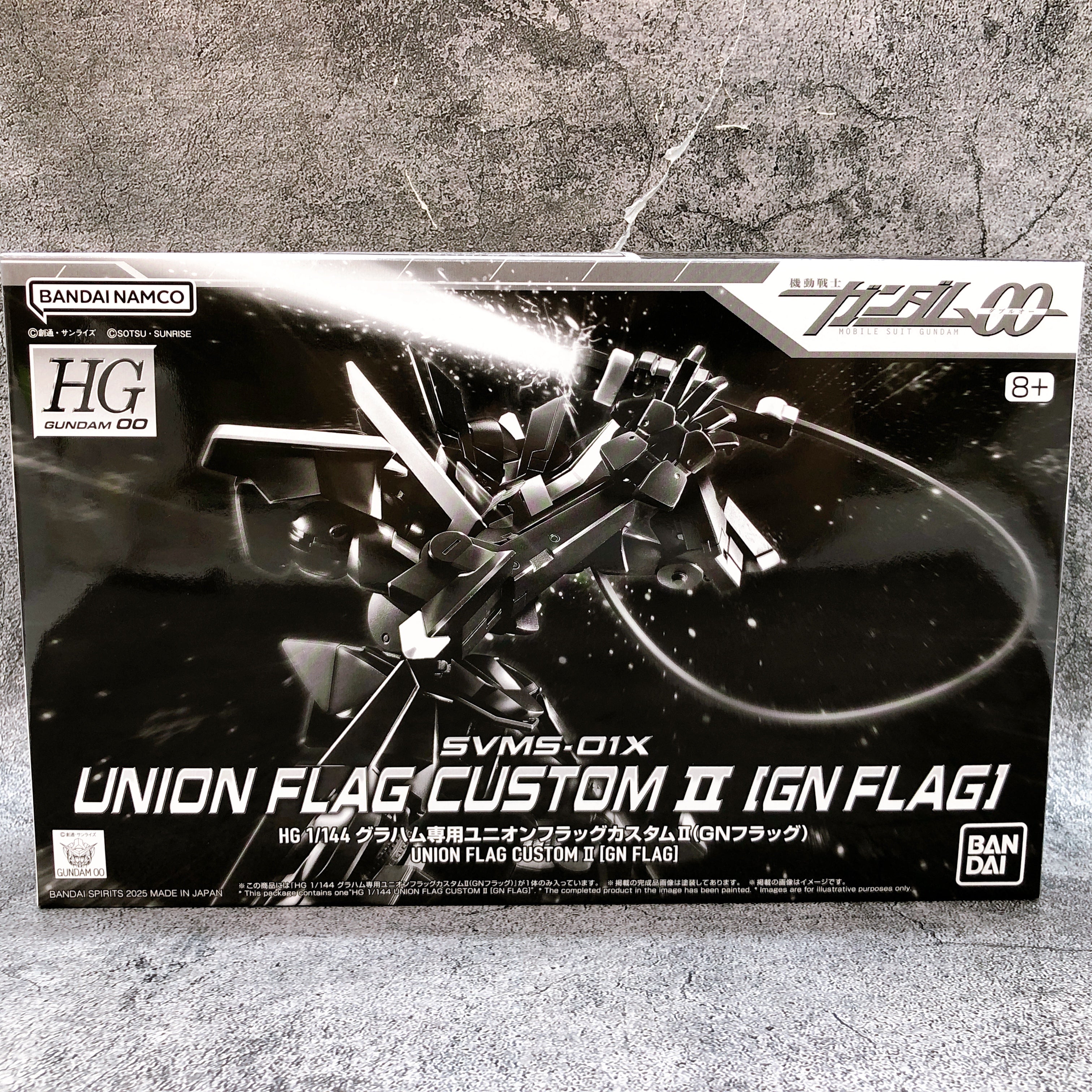 HG 1/144 Union Flag Custom II GN FLAG Gundam 00 Model Kit Premium Bandai Japan