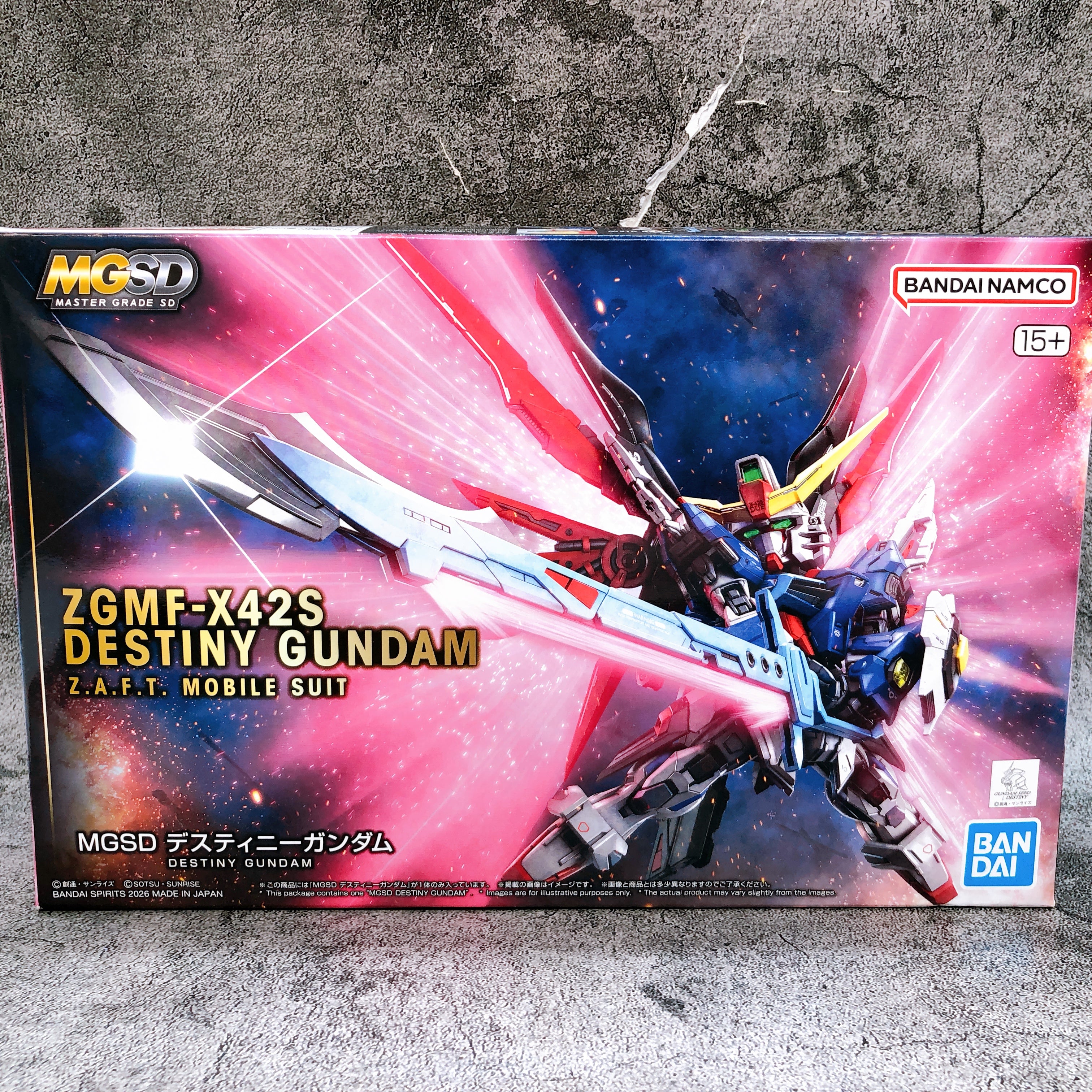 MGSD Destiny Gundam ZGMF-X42S Gundam SEED DESTINY Model Kit Bandai NEW