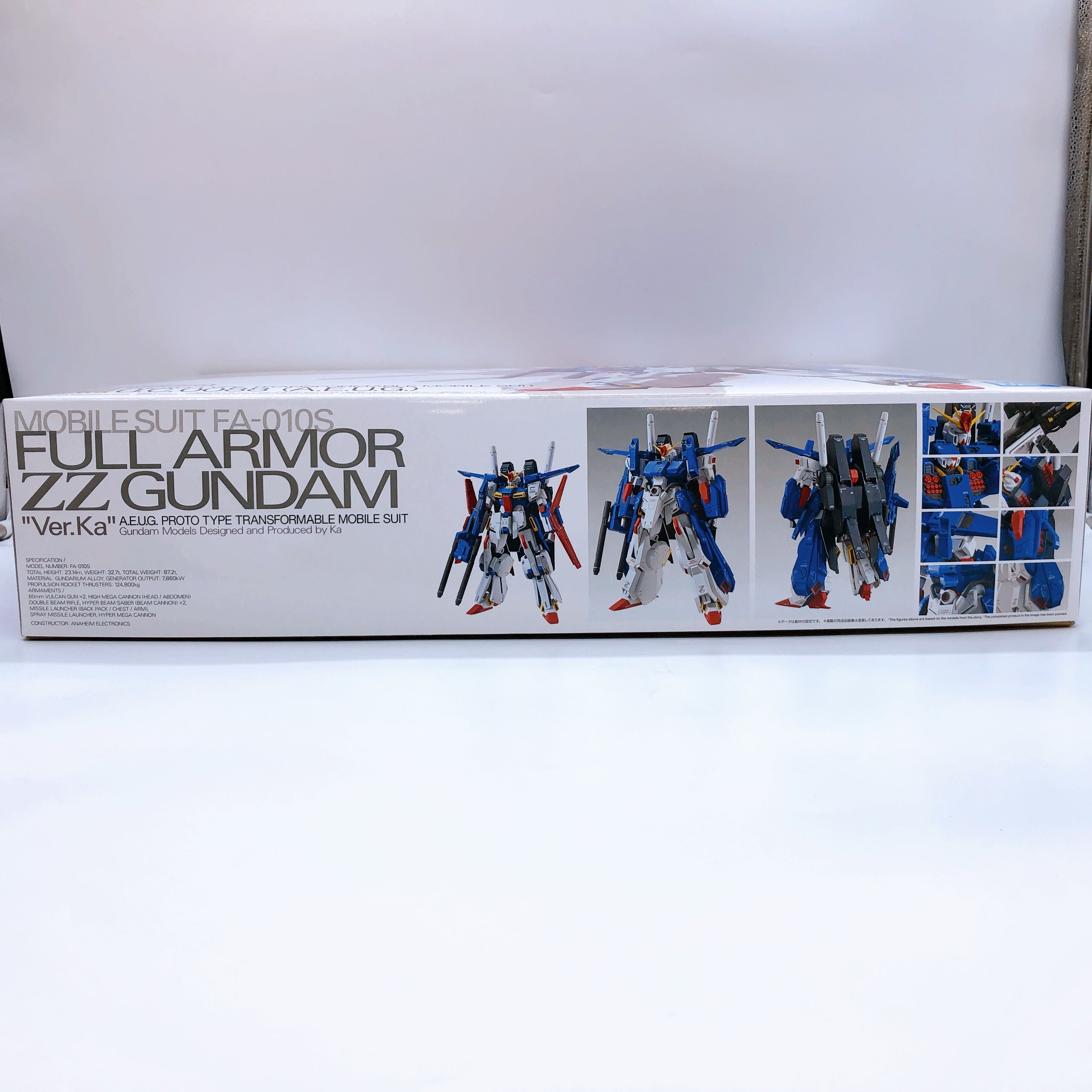 MG 1/100 Full Armor ZZ Gundam Ver.Ka Gunpla Model Kit Bandai Japan NEW FASTSHIP