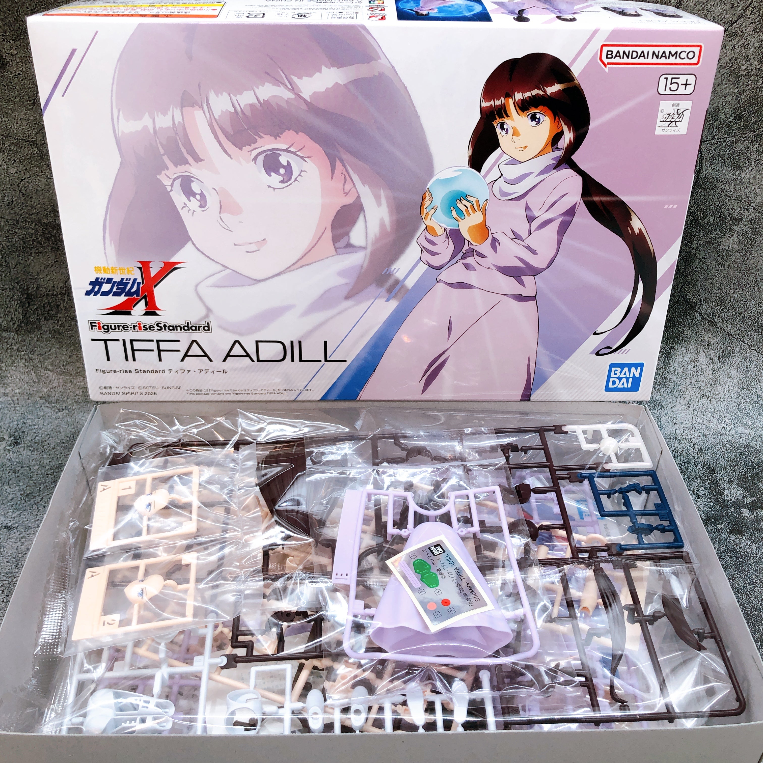 Figure-rise Standard Tiffa Adill After War Gundam X Model Kit Bandai Japan NEW