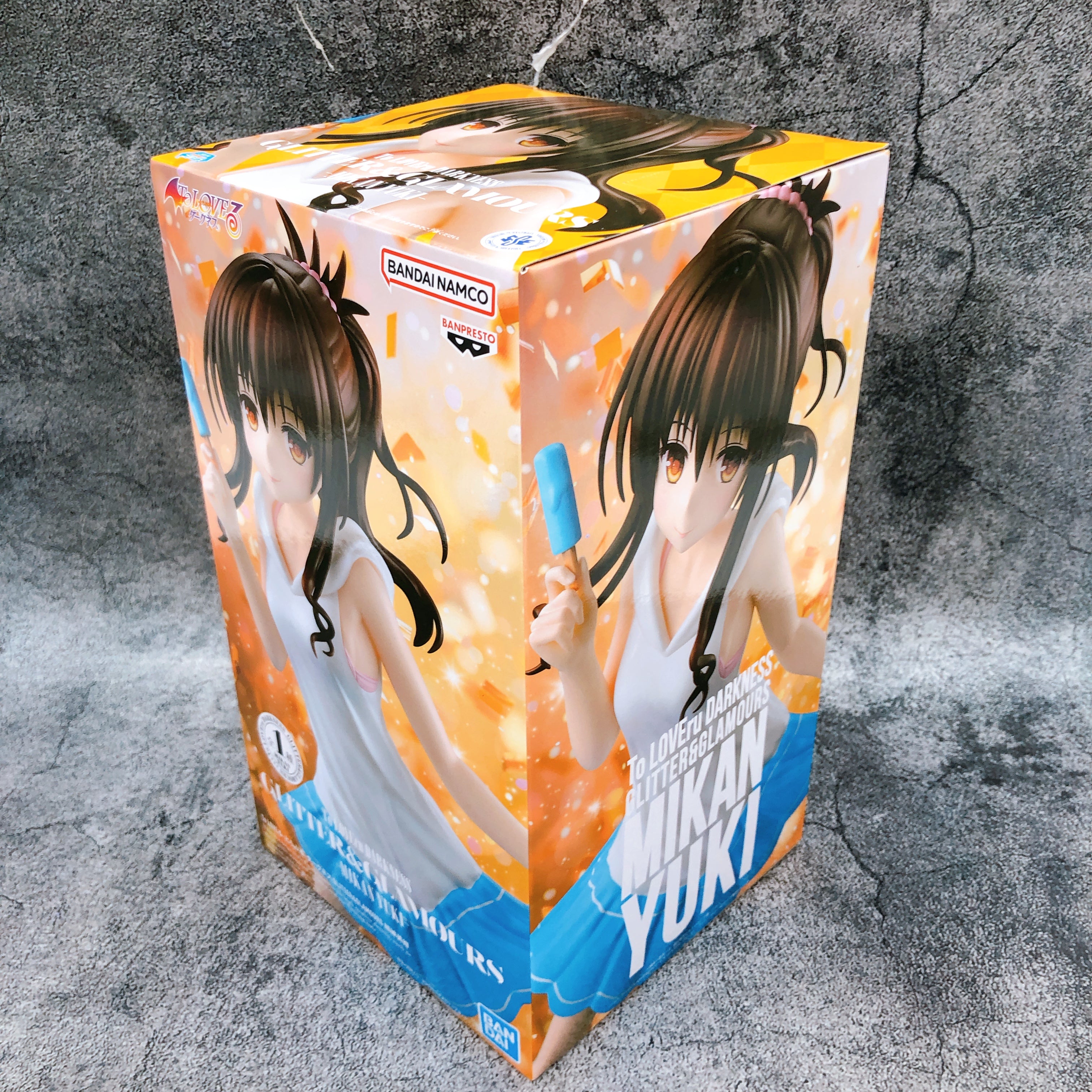 To Love Ru Mikan Yuuki GLITTER GLAMOURS Figure BANPRESTO Japan Sealed NEW