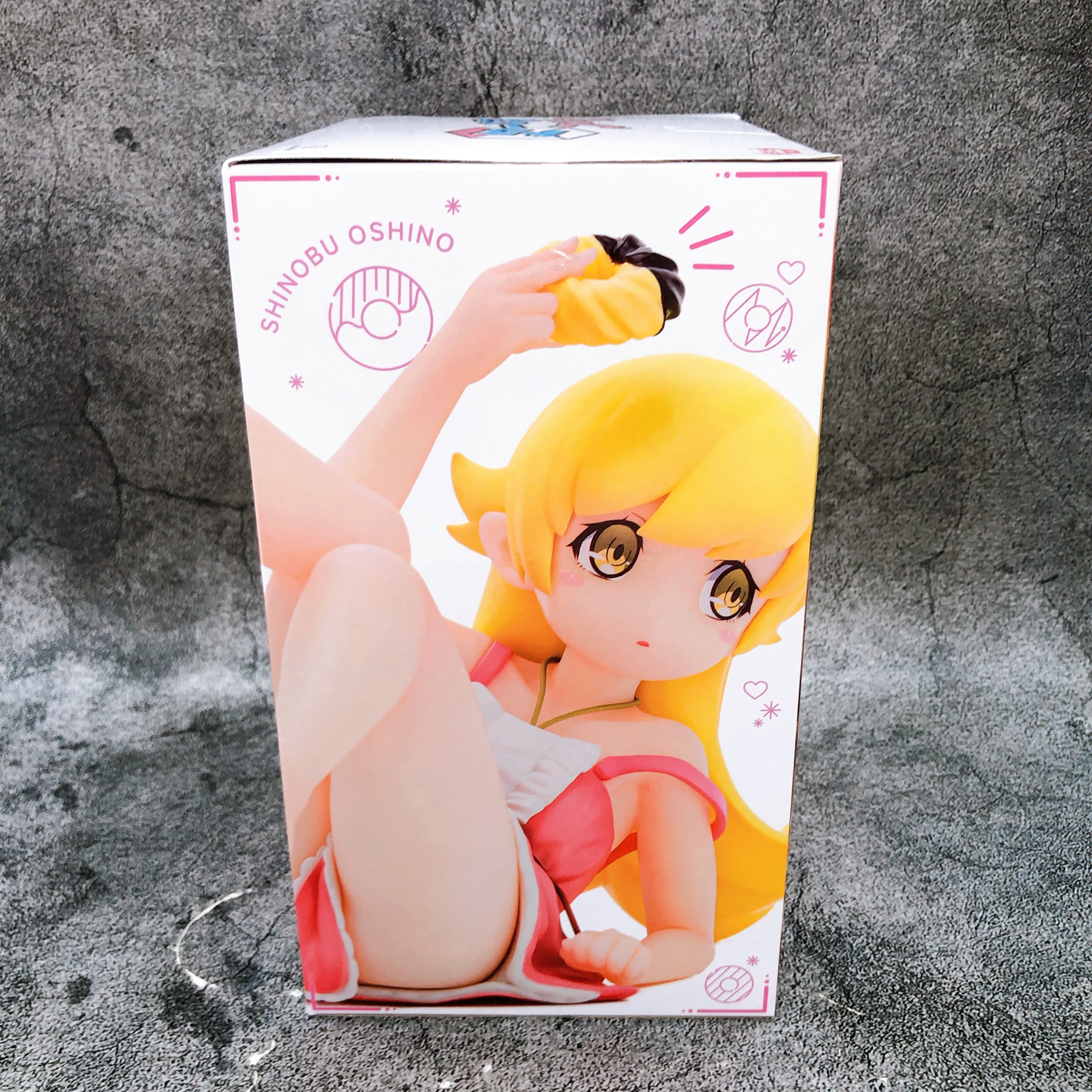 Monogatari Series Shinobu Oshino Figure Fig Cube Konami Japan Sealed NEW