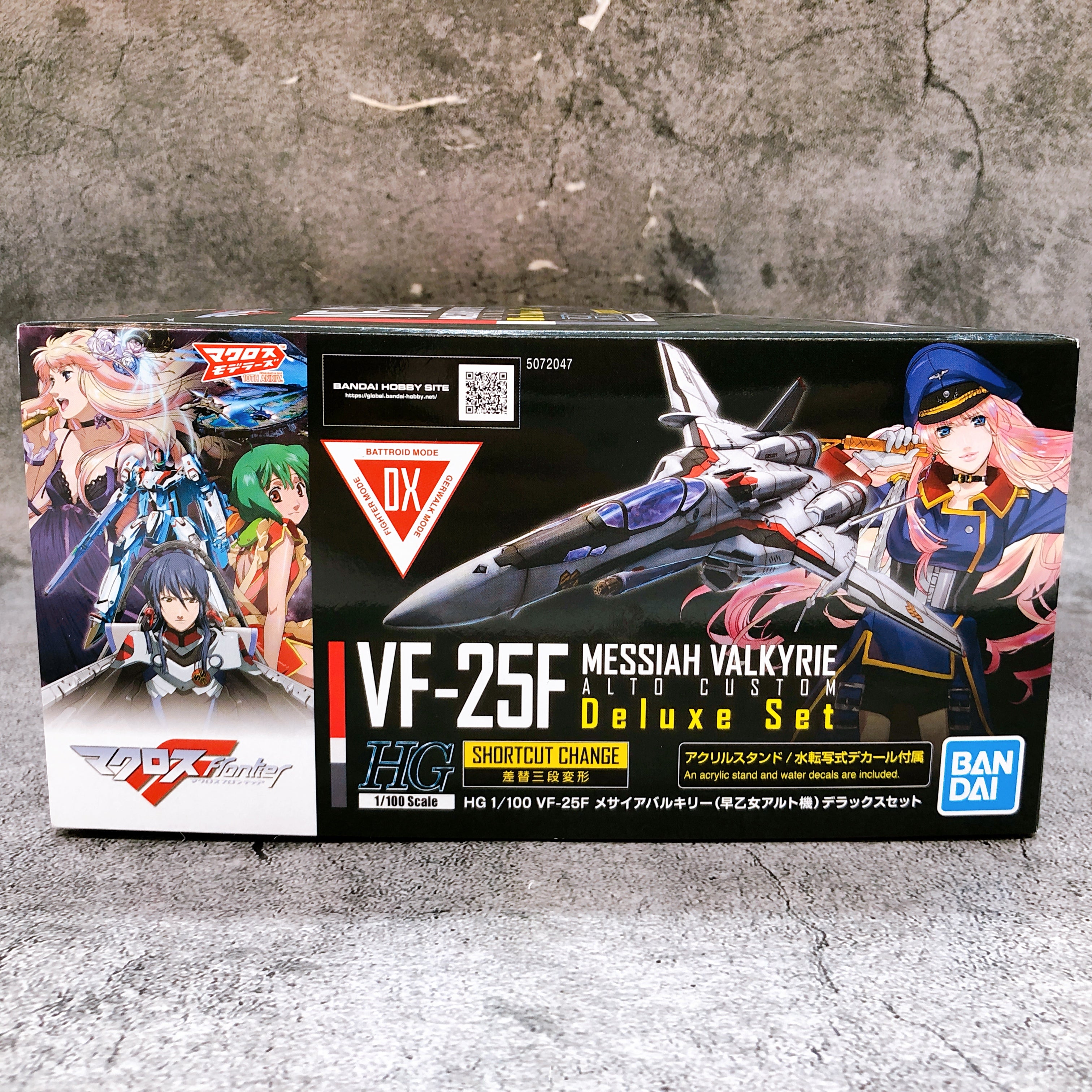 HG 1/100 VF-25F Messiah Valkyrie Alto Custom Delux Set Kit Bandai NEW FASTSHIP