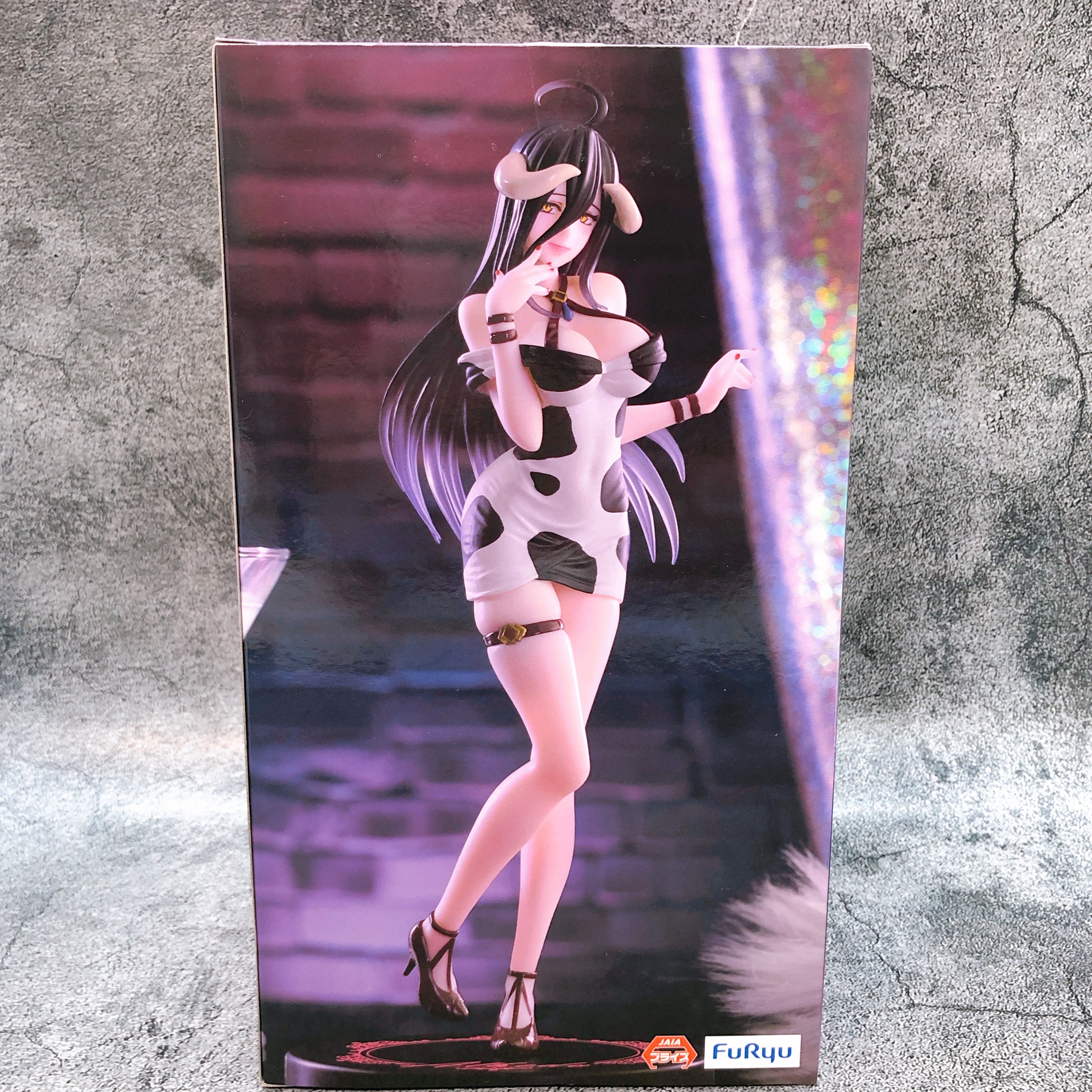 Overlord Albedo Mini Dress Cow Pattern ver. Trio-Try-iT Figure FuRyu Sealed NEW