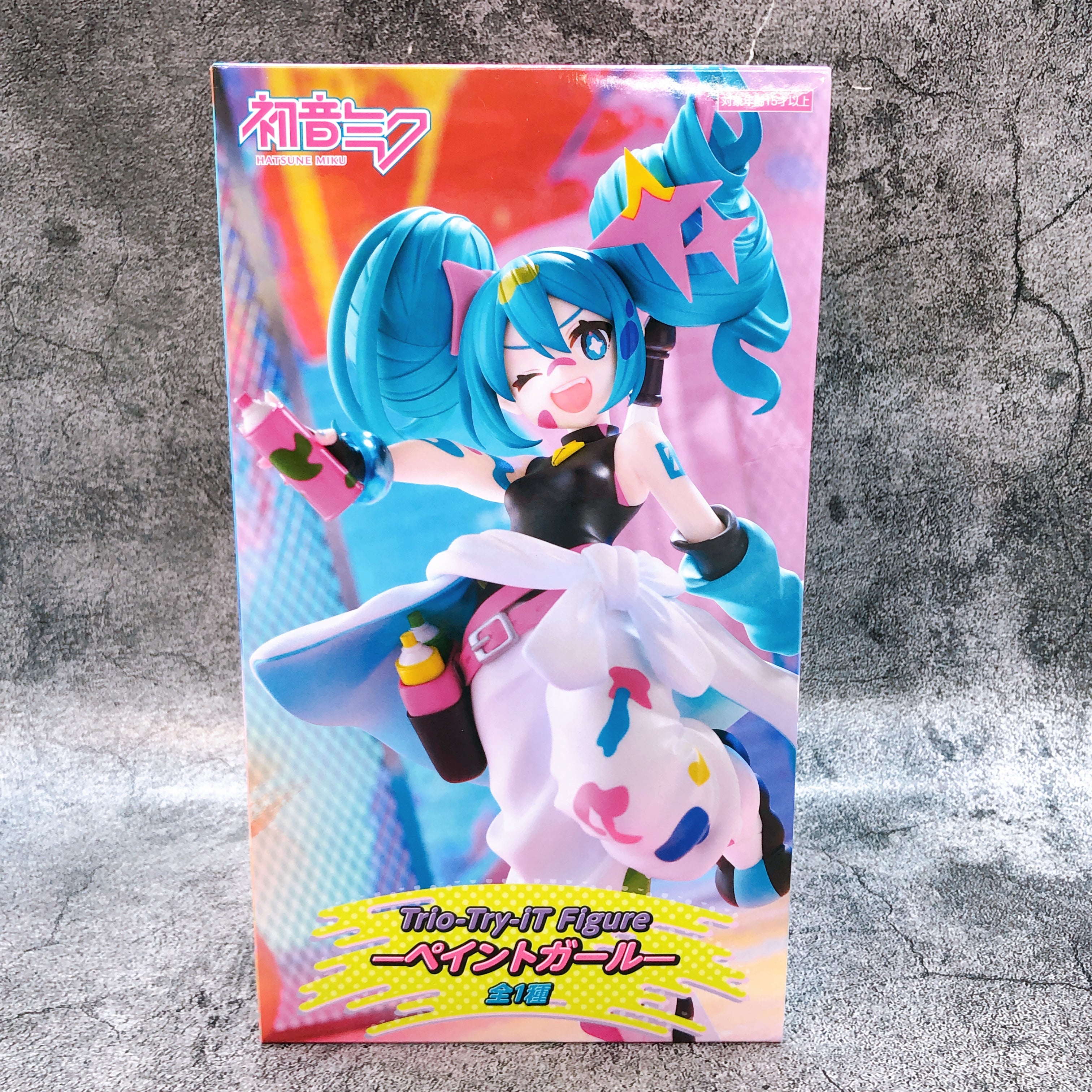 Hatsune Miku Paint Girl Trio-Try-iT Figure FuRyu from Japan Sealed NEW AUTHENTIC