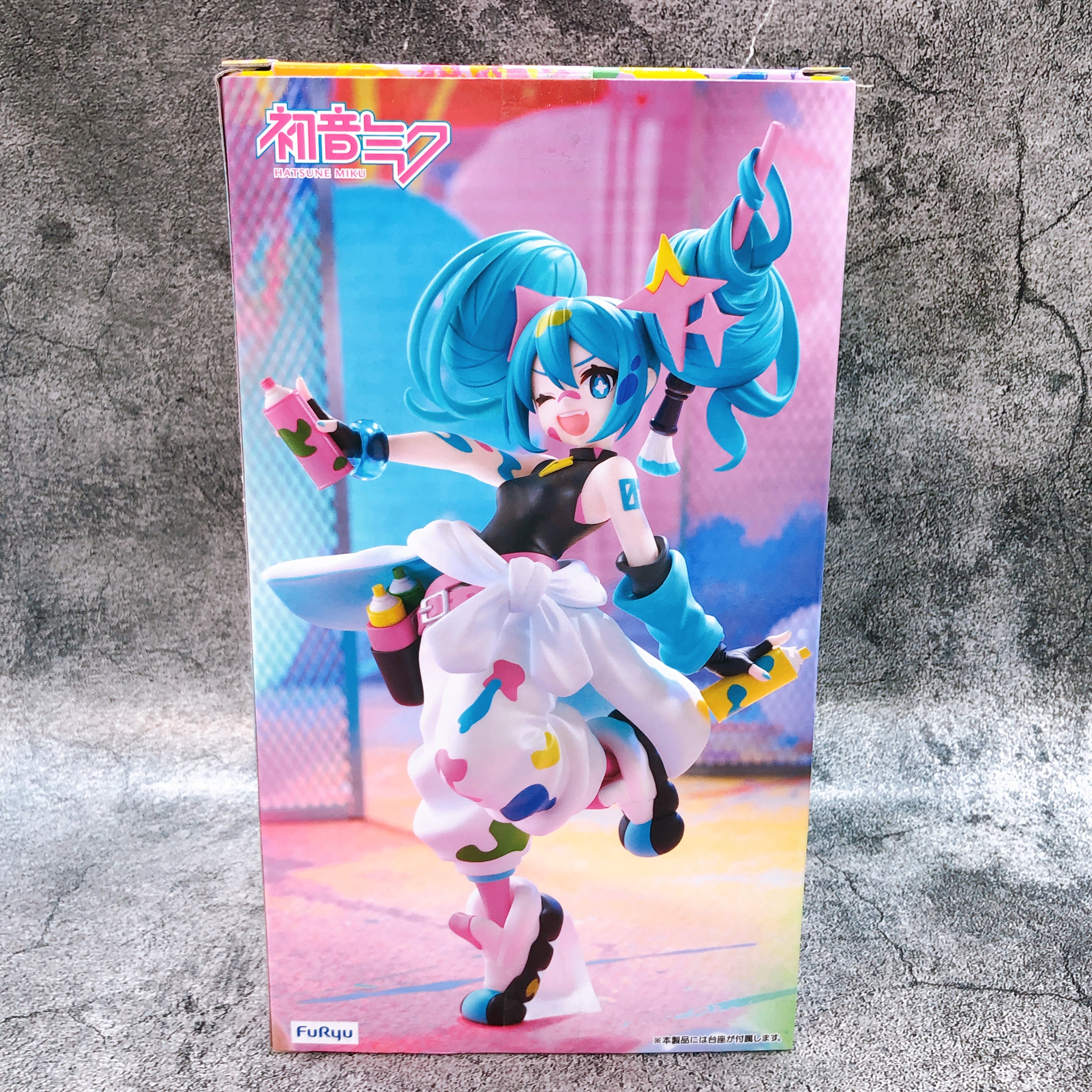 Hatsune Miku Paint Girl Trio-Try-iT Figure FuRyu from Japan Sealed NEW AUTHENTIC