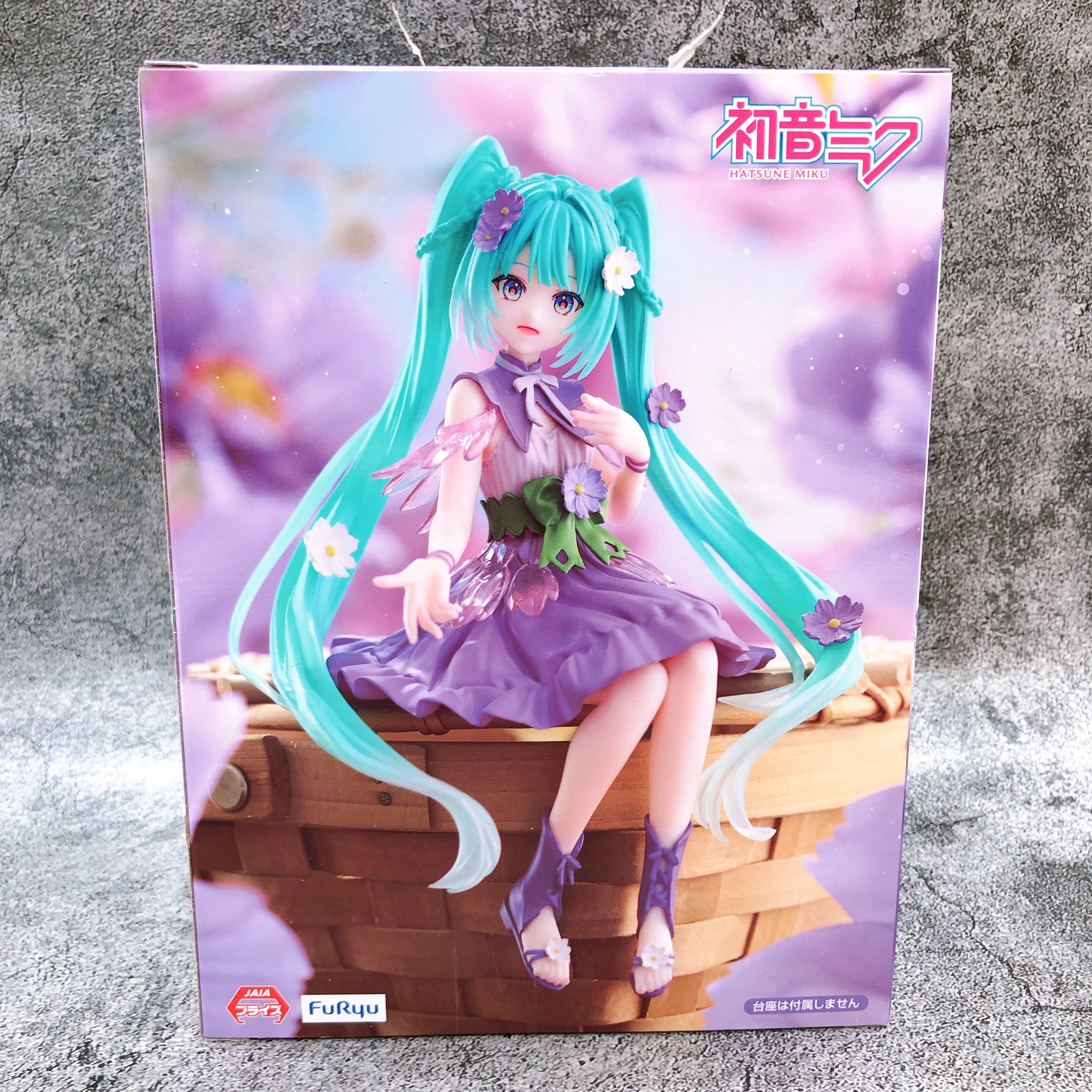 Hatsune Miku Flower Fairy Purple Cosmos Noodle Stopper Figure FuRyu Japan NEW