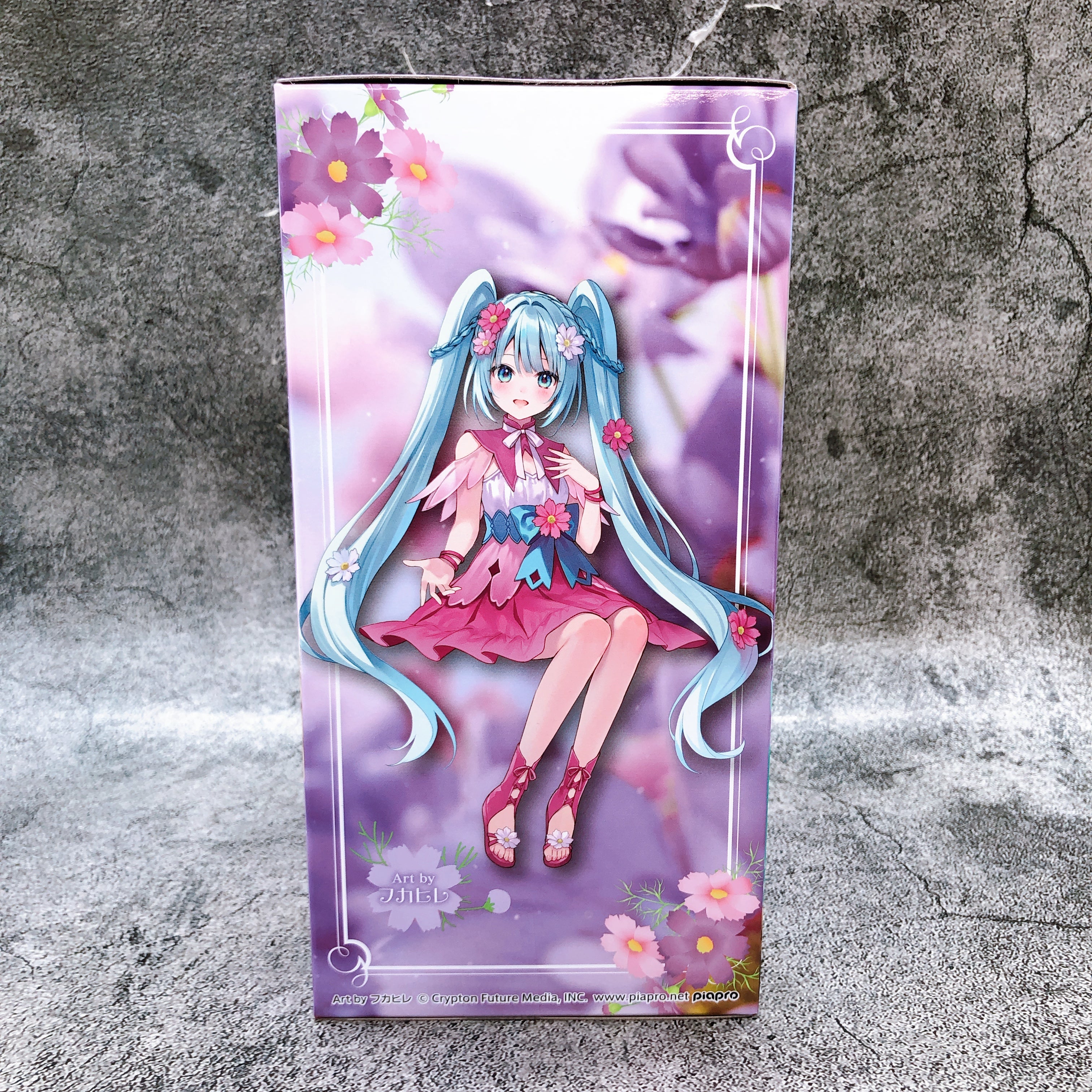 Hatsune Miku Flower Fairy Purple Cosmos Noodle Stopper Figure FuRyu Japan NEW